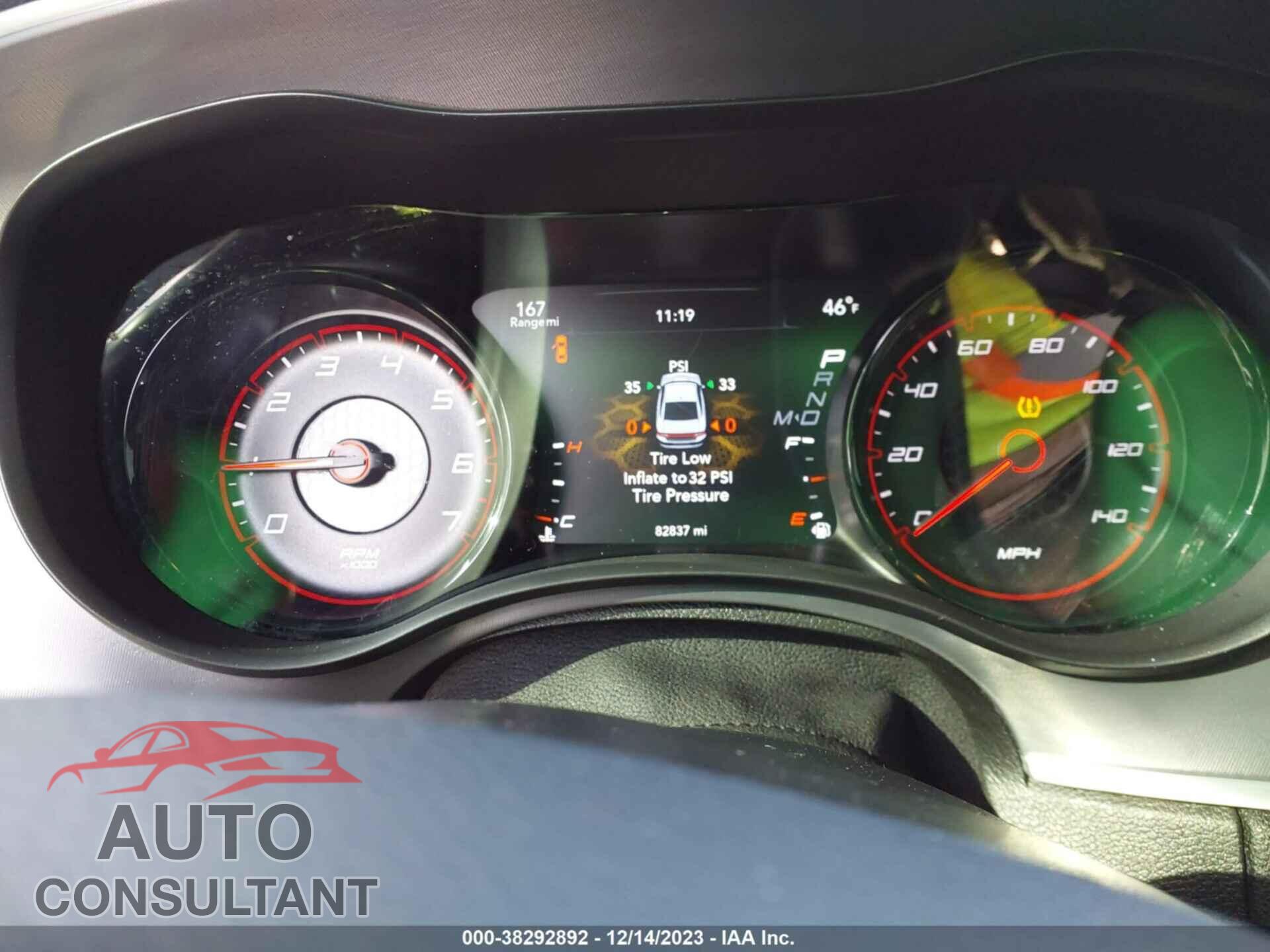 DODGE CHARGER 2019 - 2C3CDXBG3KH715541
