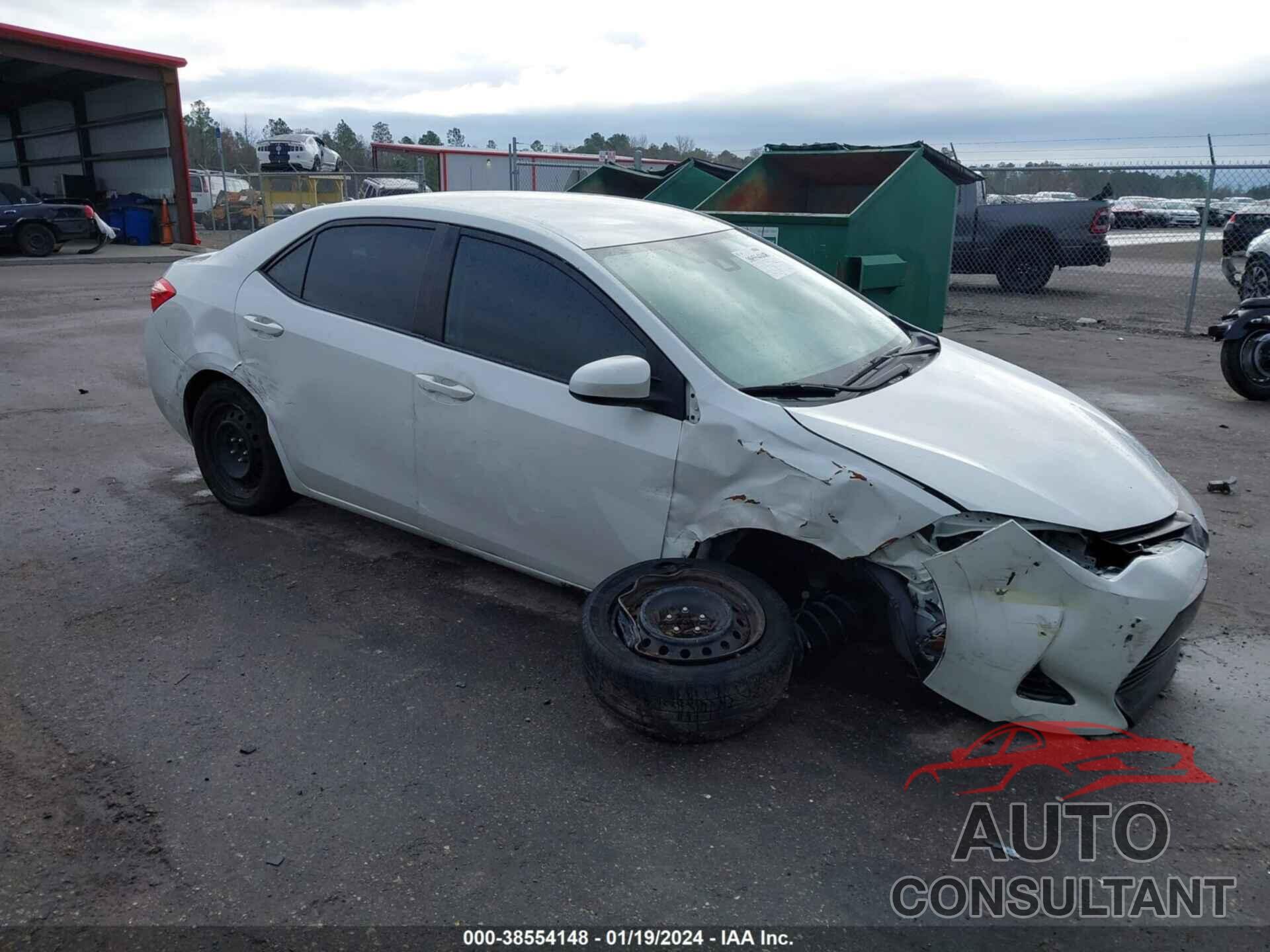 TOYOTA COROLLA 2019 - 5YFBURHE9KP862384
