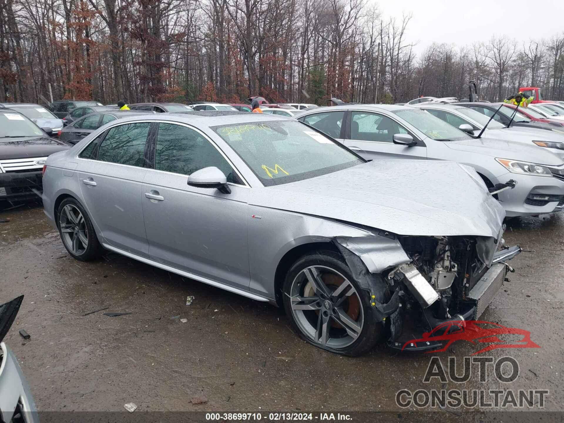 AUDI A4 2018 - WAUENAF41JN014417