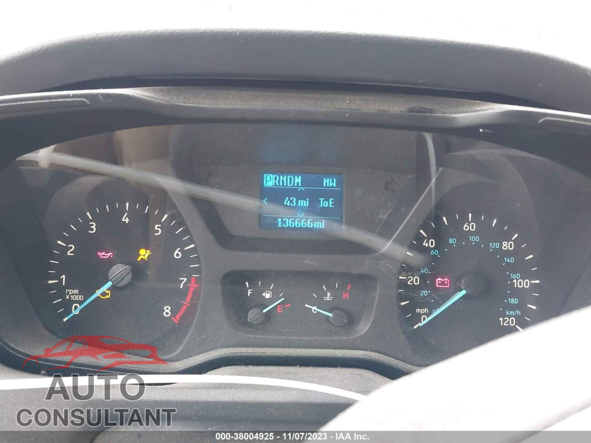 FORD TRANSIT CUTAWAY 2016 - 1FDBF6PM9GKA57438