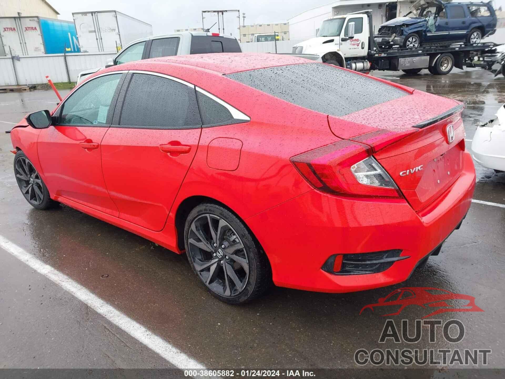 HONDA CIVIC 2019 - 2HGFC2F82KH604207