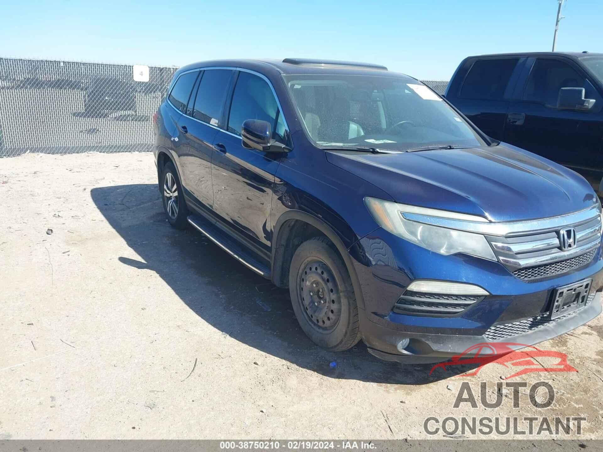 HONDA PILOT 2016 - 5FNYF6H58GB039659