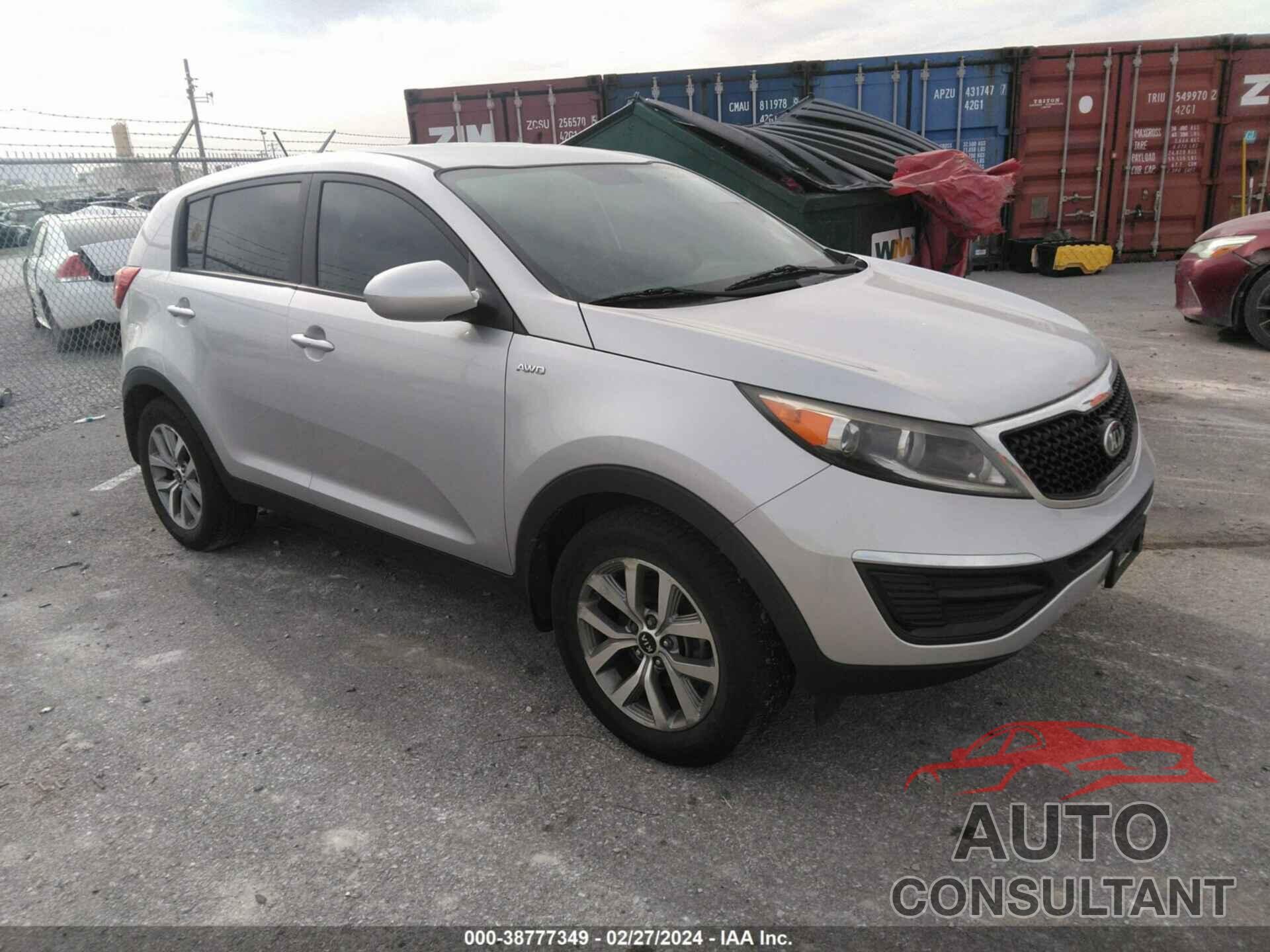 KIA SPORTAGE 2016 - KNDPBCAC5G7813497
