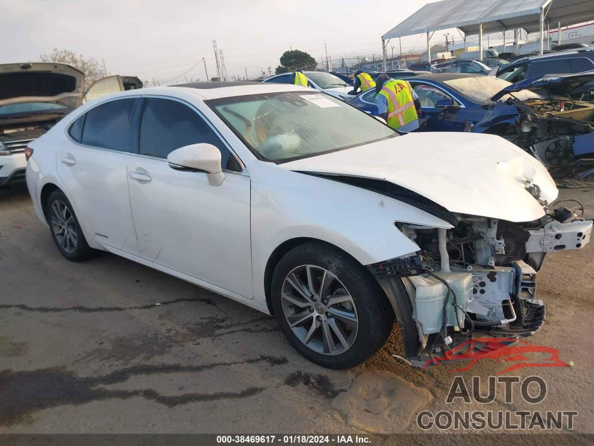 LEXUS ES 300H 2017 - JTHBW1GG7H2146832