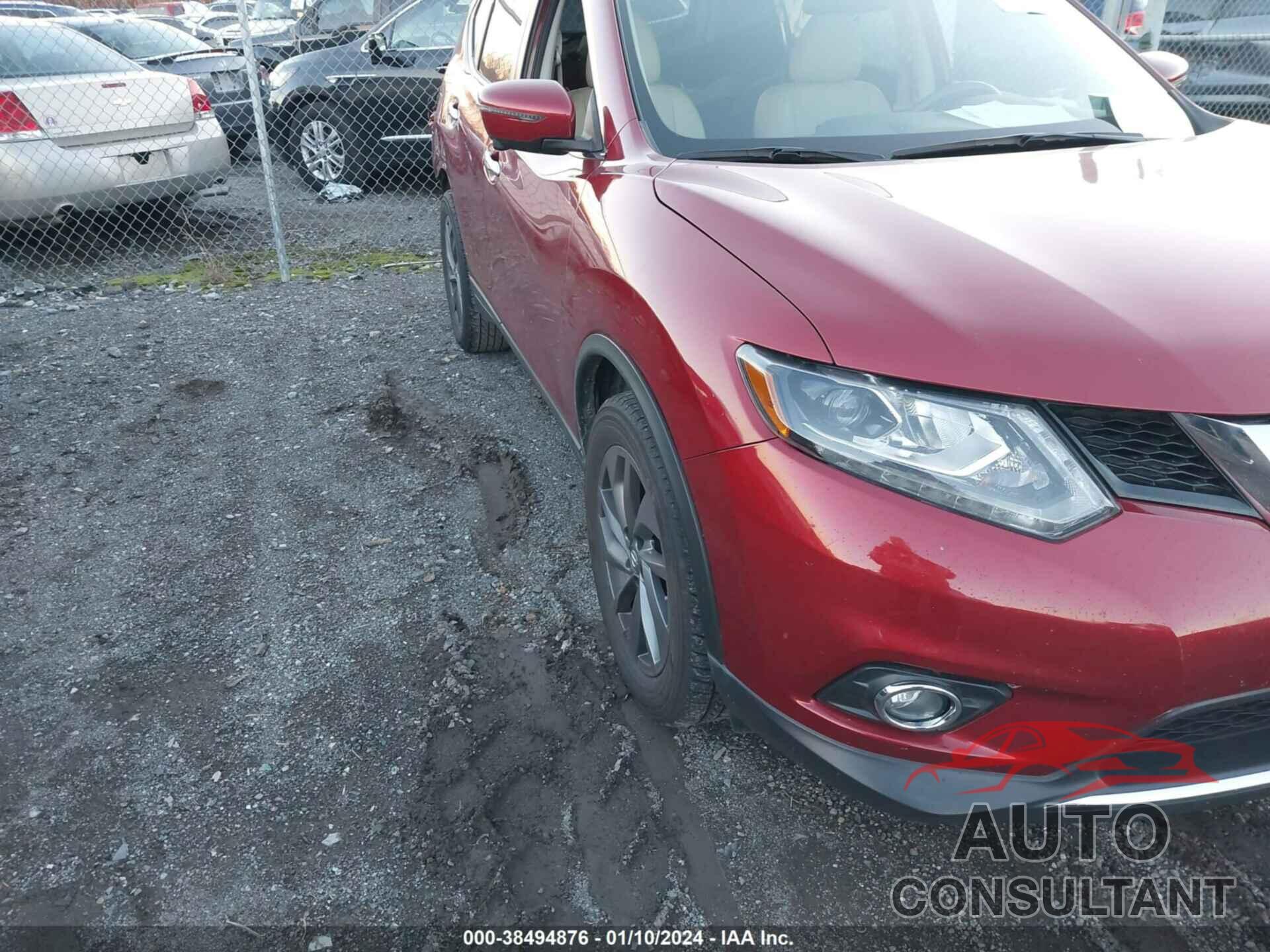 NISSAN ROGUE 2016 - 5N1AT2MT2GC780342