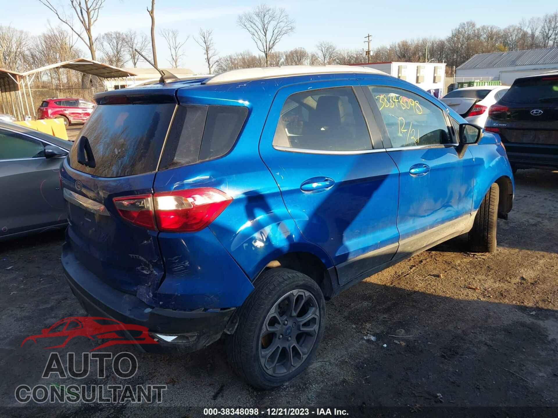 FORD ECOSPORT 2019 - MAJ6S3KL7KC274493