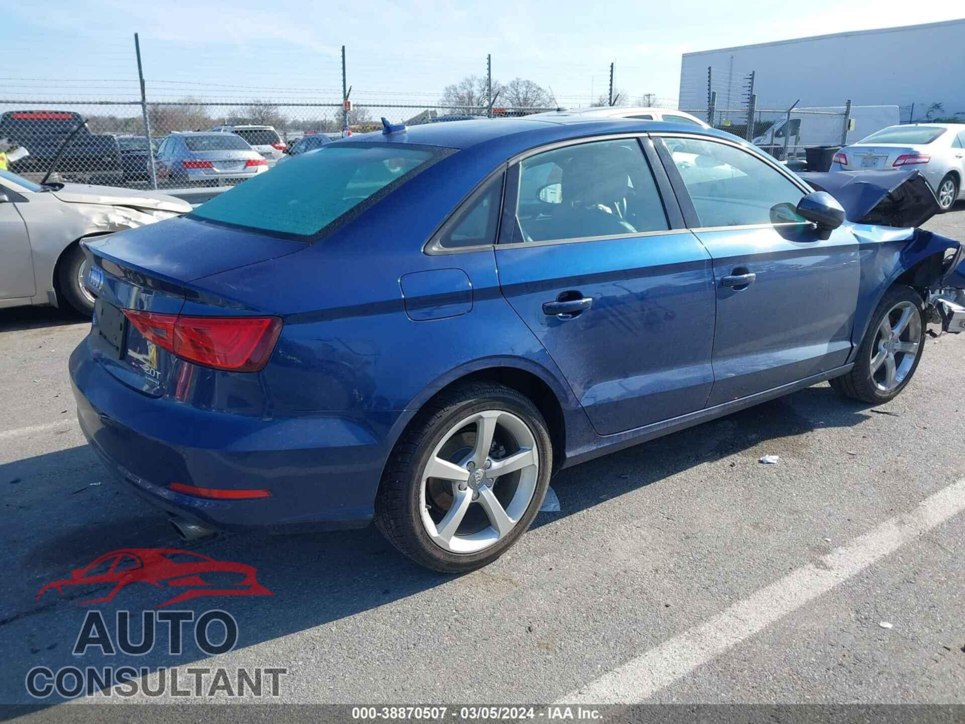 AUDI A3 2016 - WAUB8GFF5G1027119