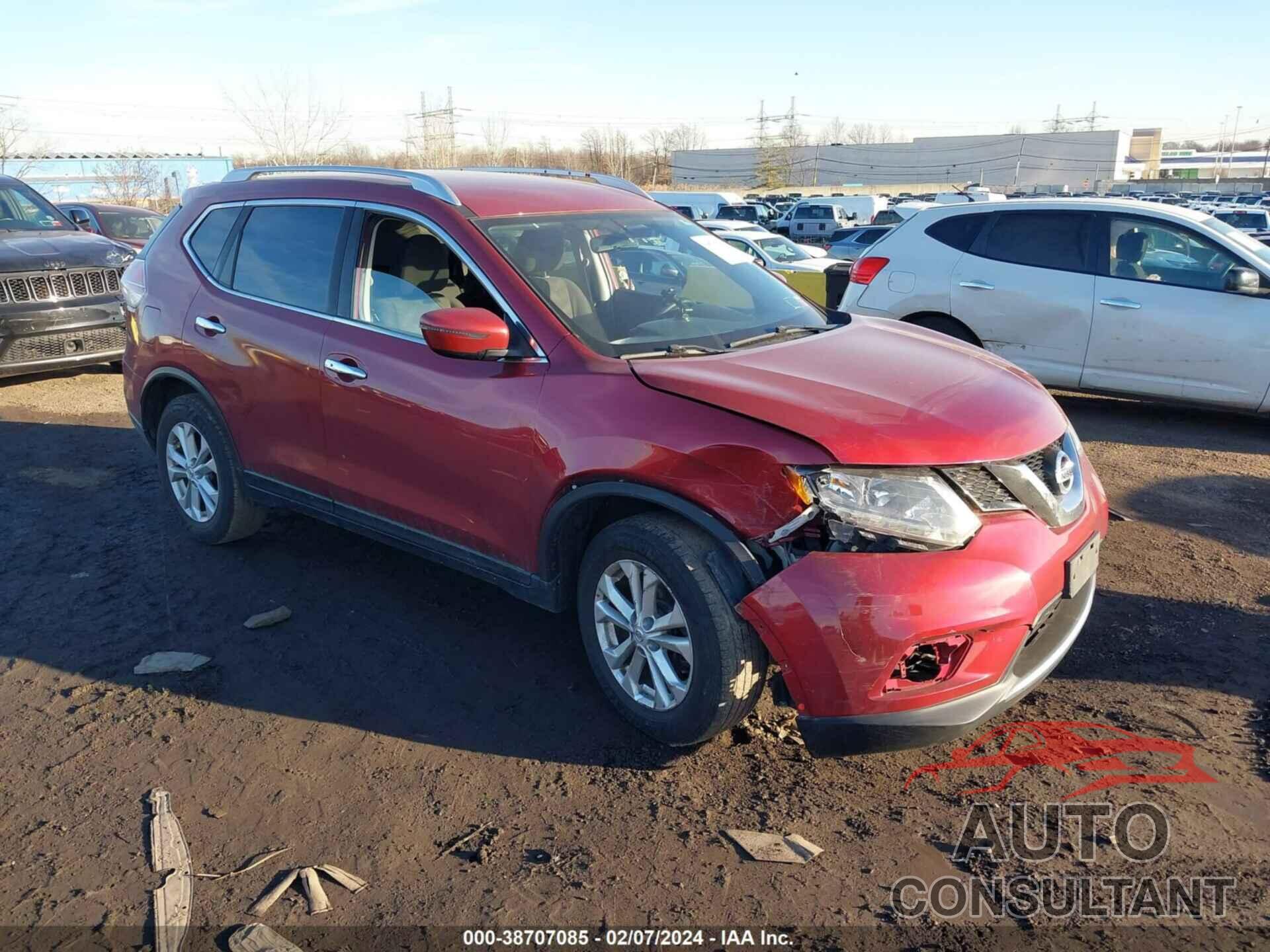 NISSAN ROGUE 2016 - KNMAT2MV6GP733300