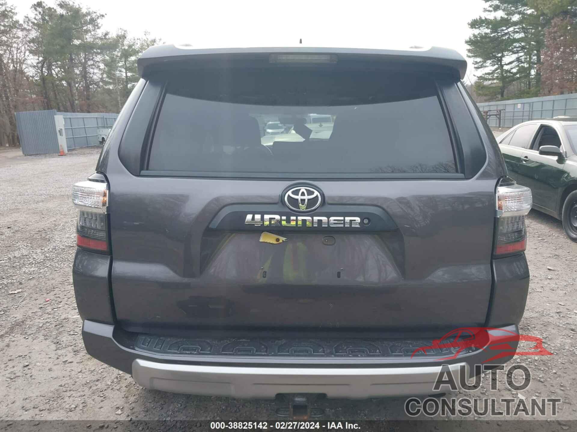 TOYOTA 4RUNNER 2016 - JTEBU5JR8G5321820