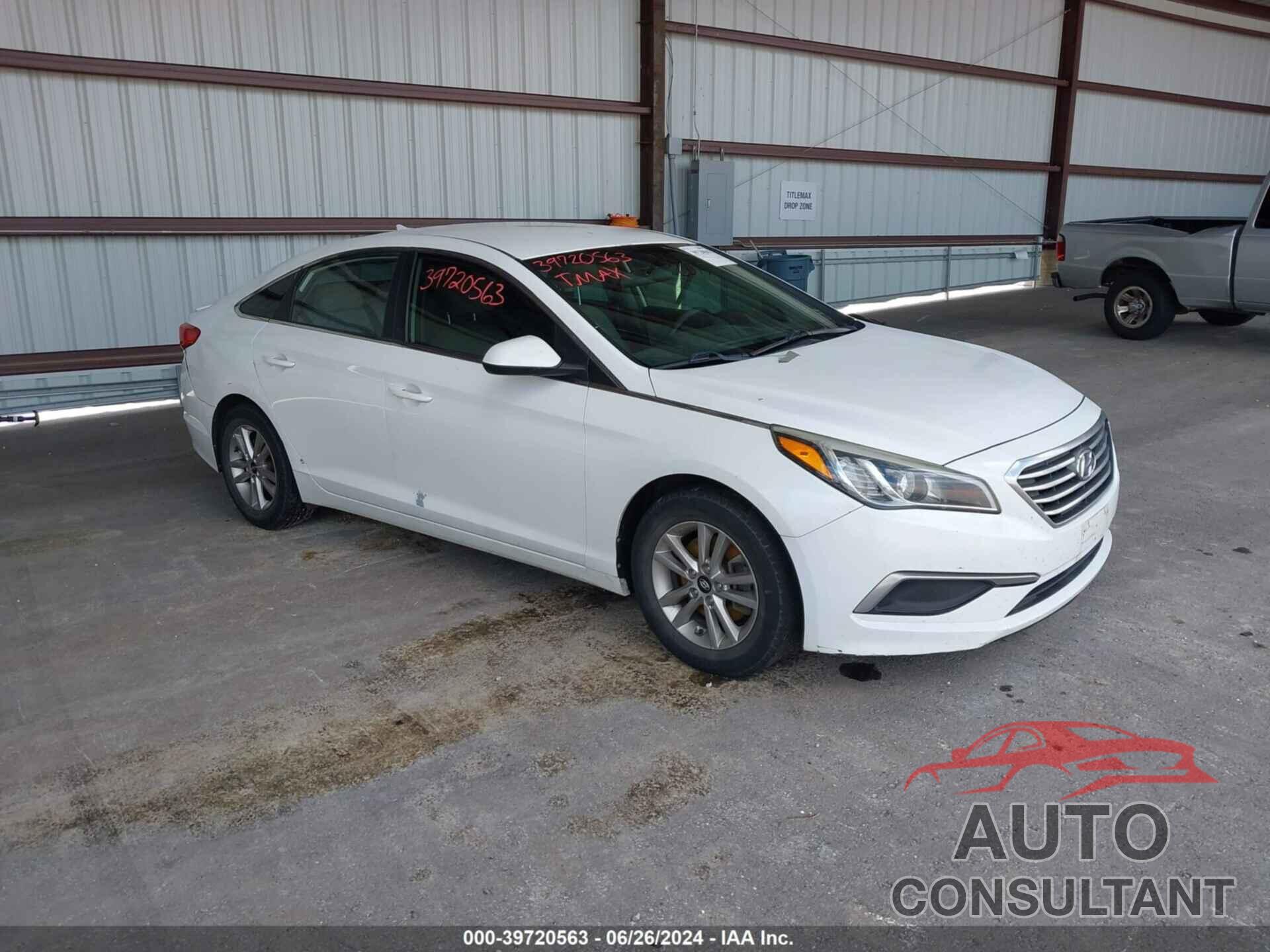 HYUNDAI SONATA 2017 - 5NPE24AF1HH518658