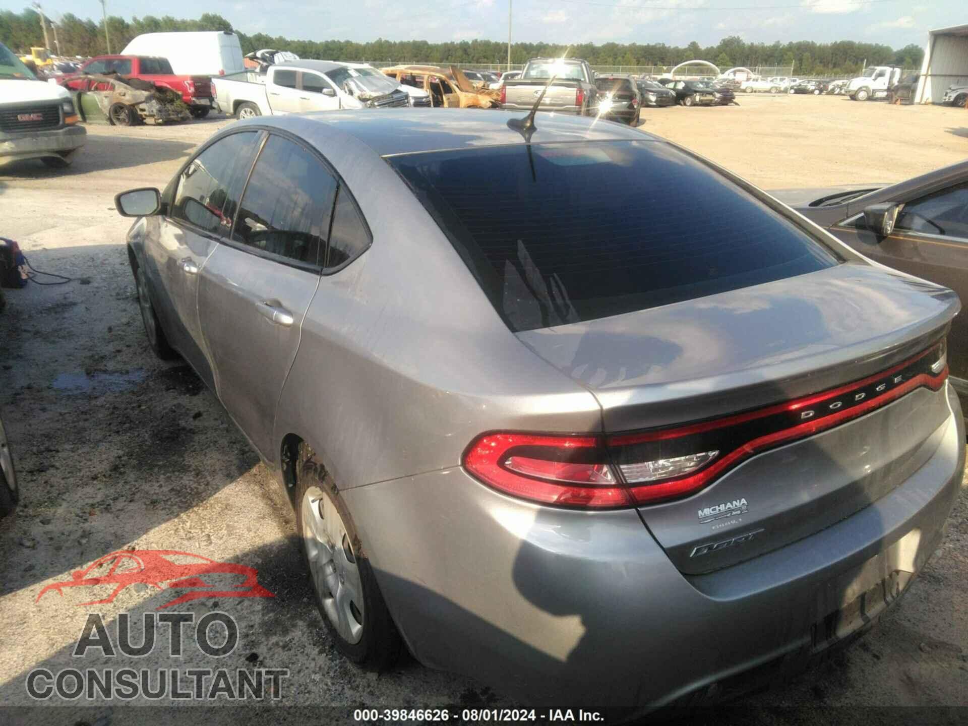 DODGE DART 2015 - 1C3CDFAA1FD370102