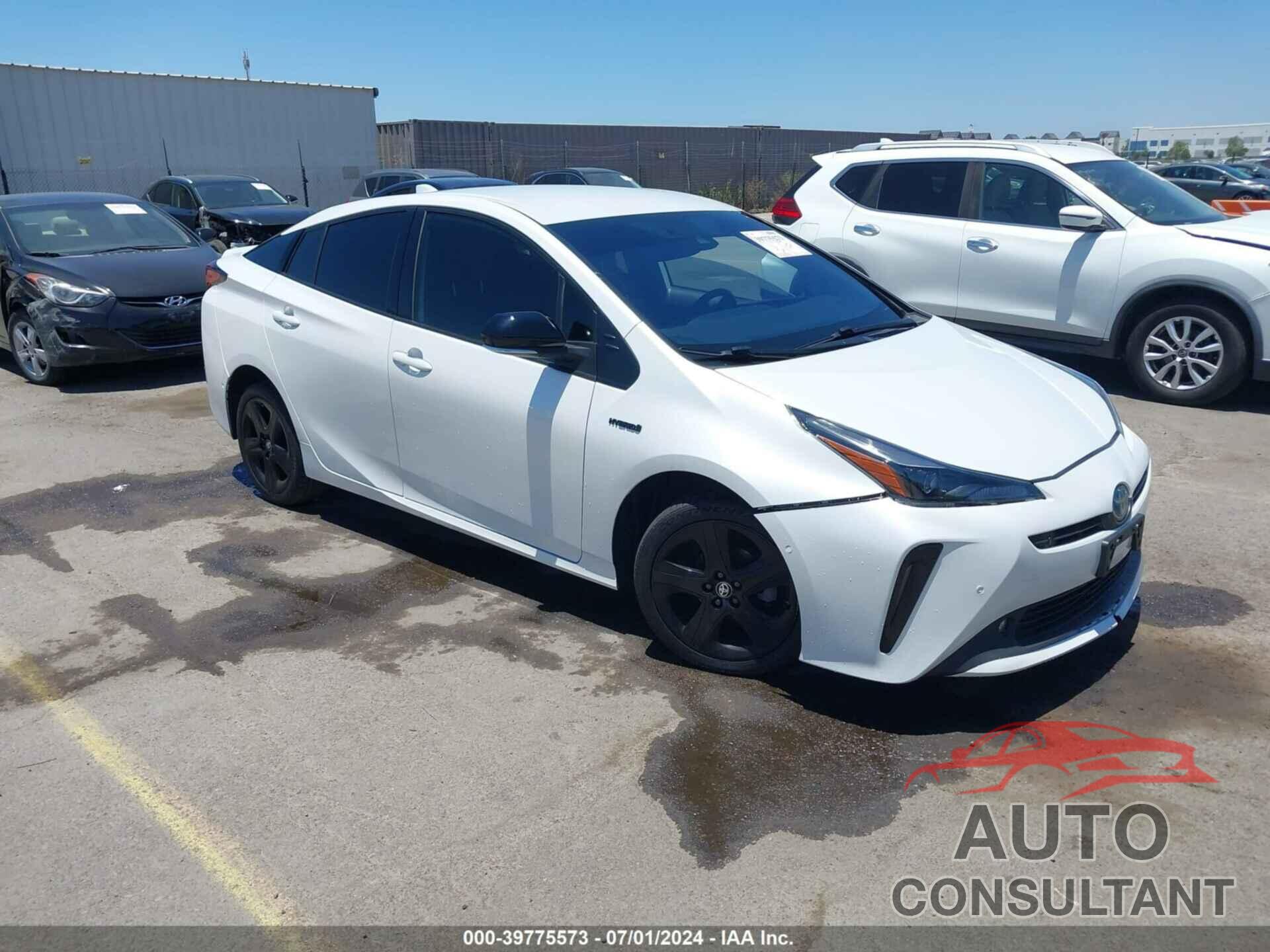 TOYOTA PRIUS 2021 - JTDKAMFUXM3129049