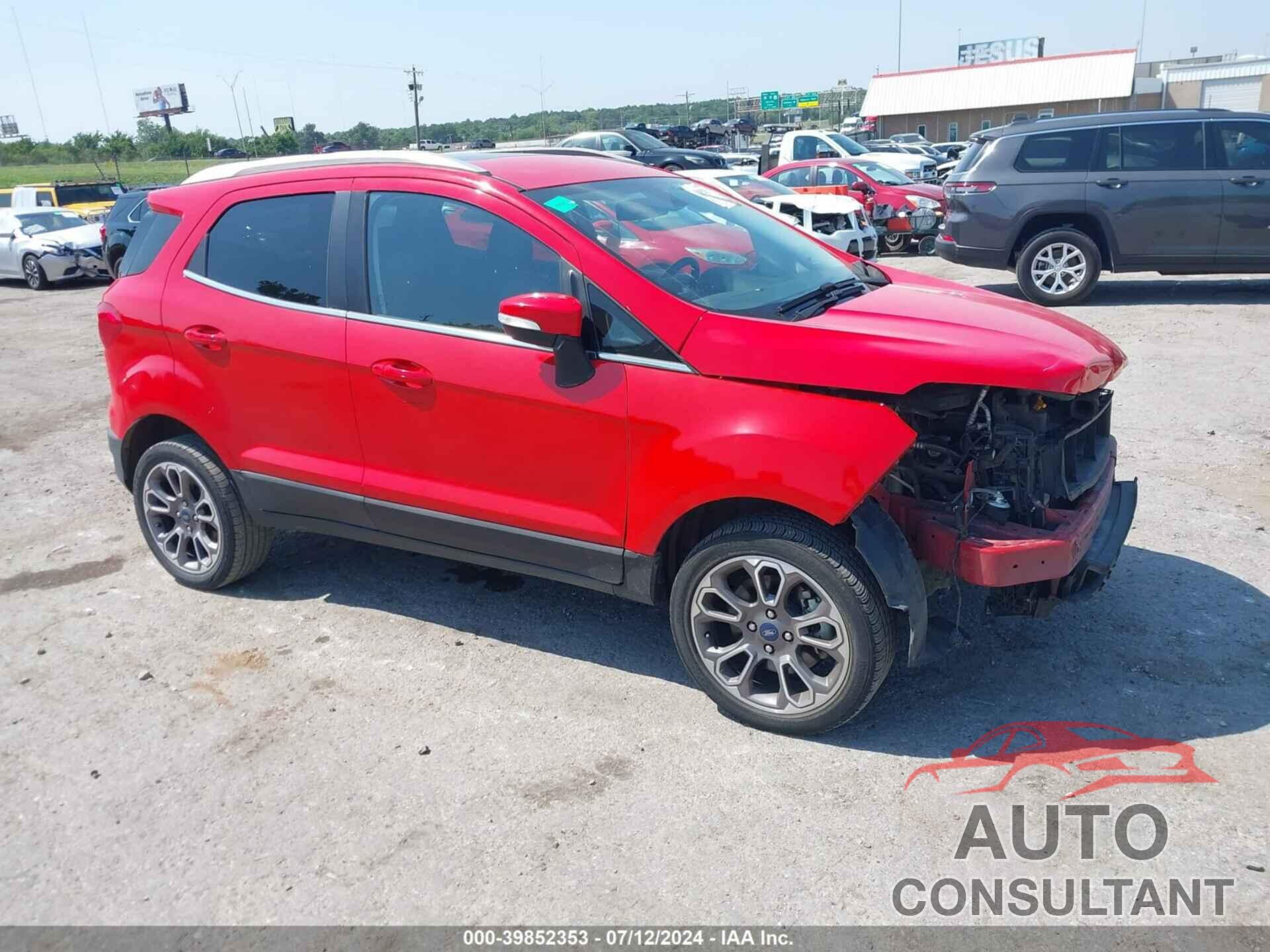 FORD ECOSPORT 2020 - MAJ6S3KL5LC363609