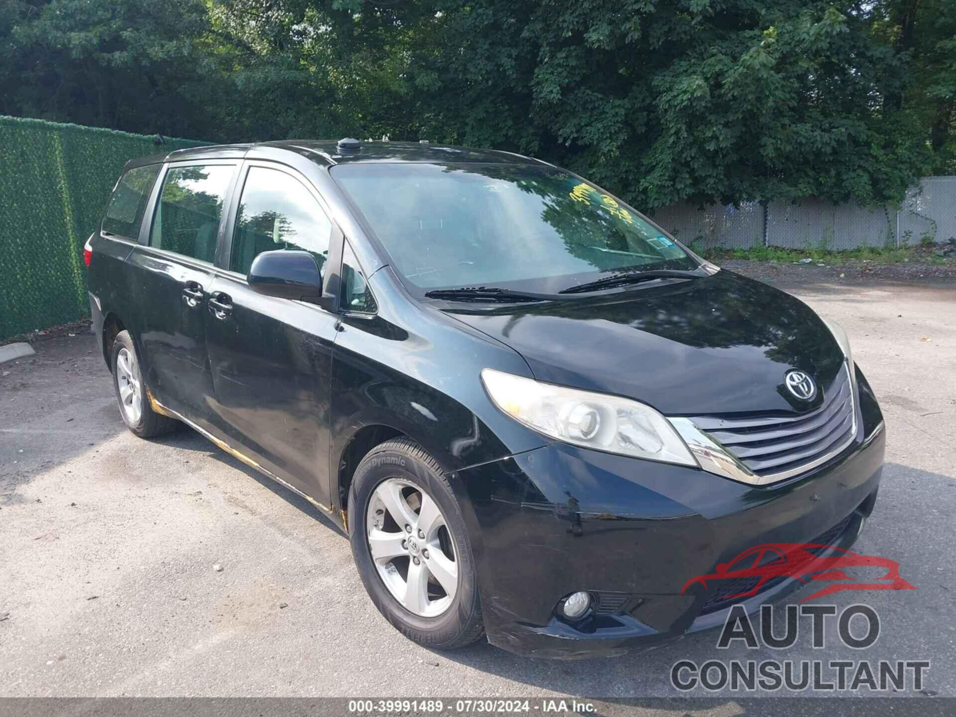 TOYOTA SIENNA 2017 - 5TDZZ3DC0HS860346