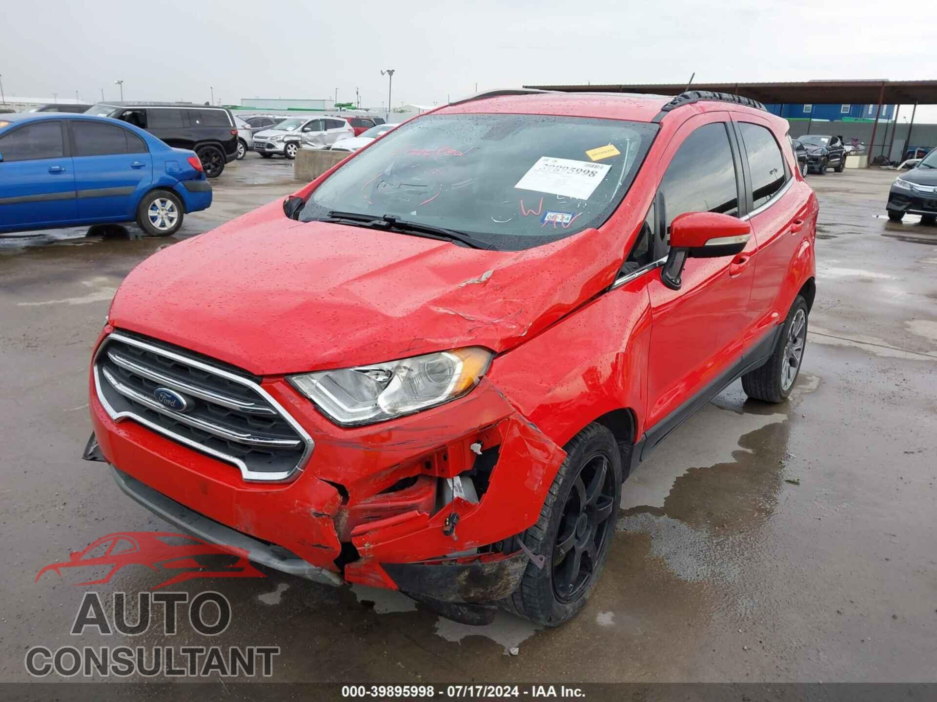 FORD ECOSPORT 2019 - MAJ6S3KL7KC267625