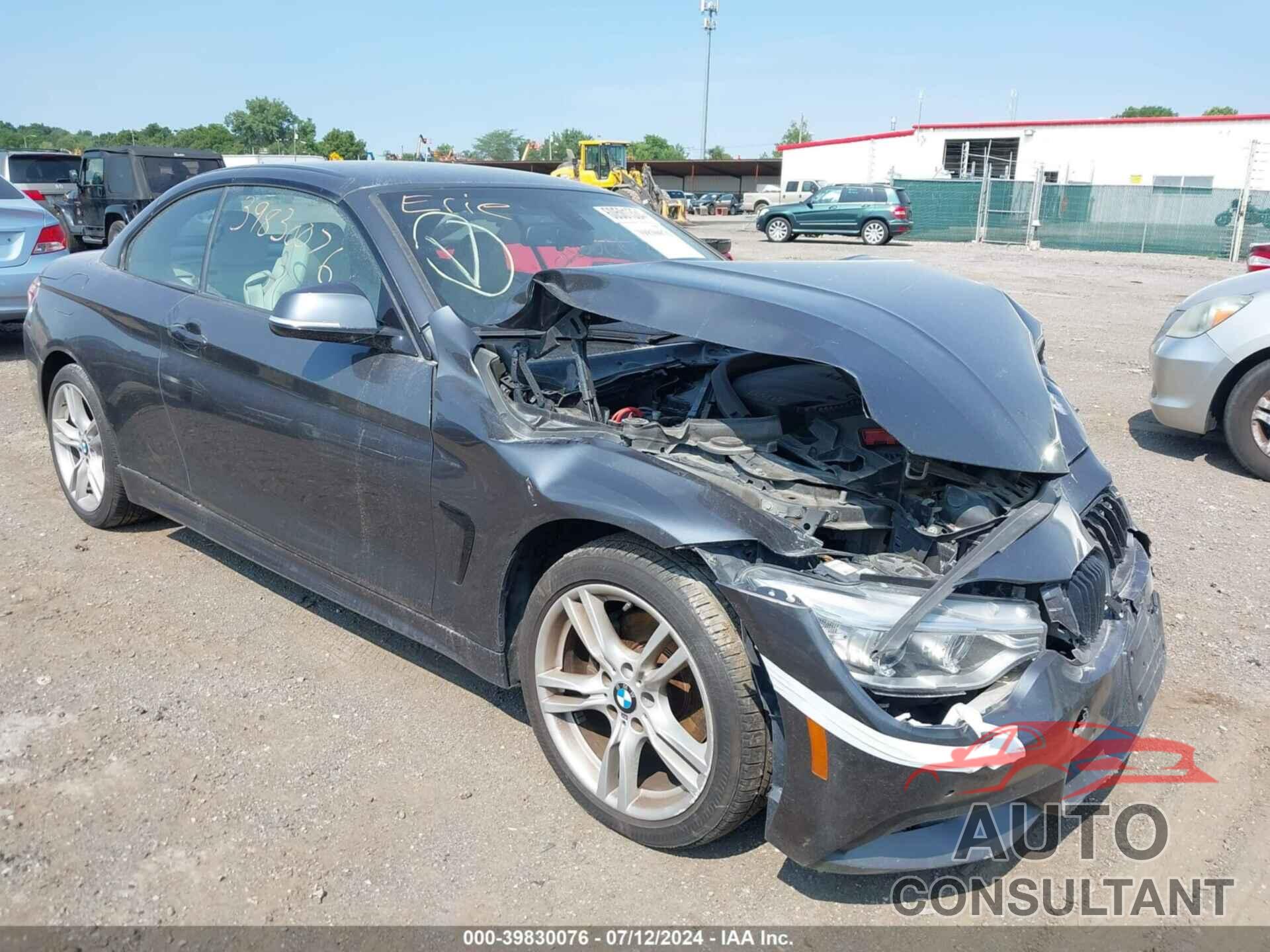 BMW 428I 2016 - WBA3T1C55GP822227