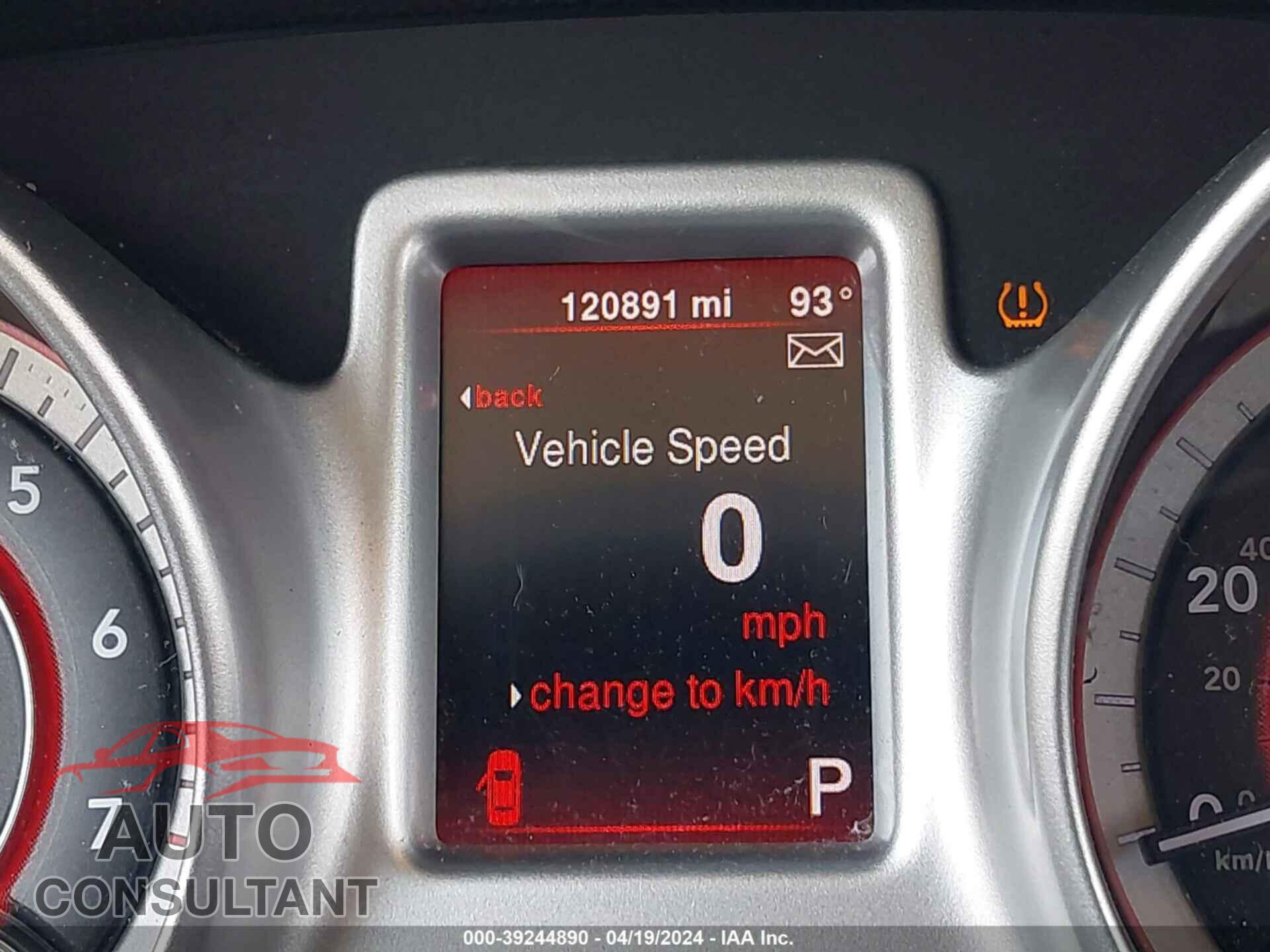 DODGE JOURNEY 2014 - 3C4PDCAB8ET149173