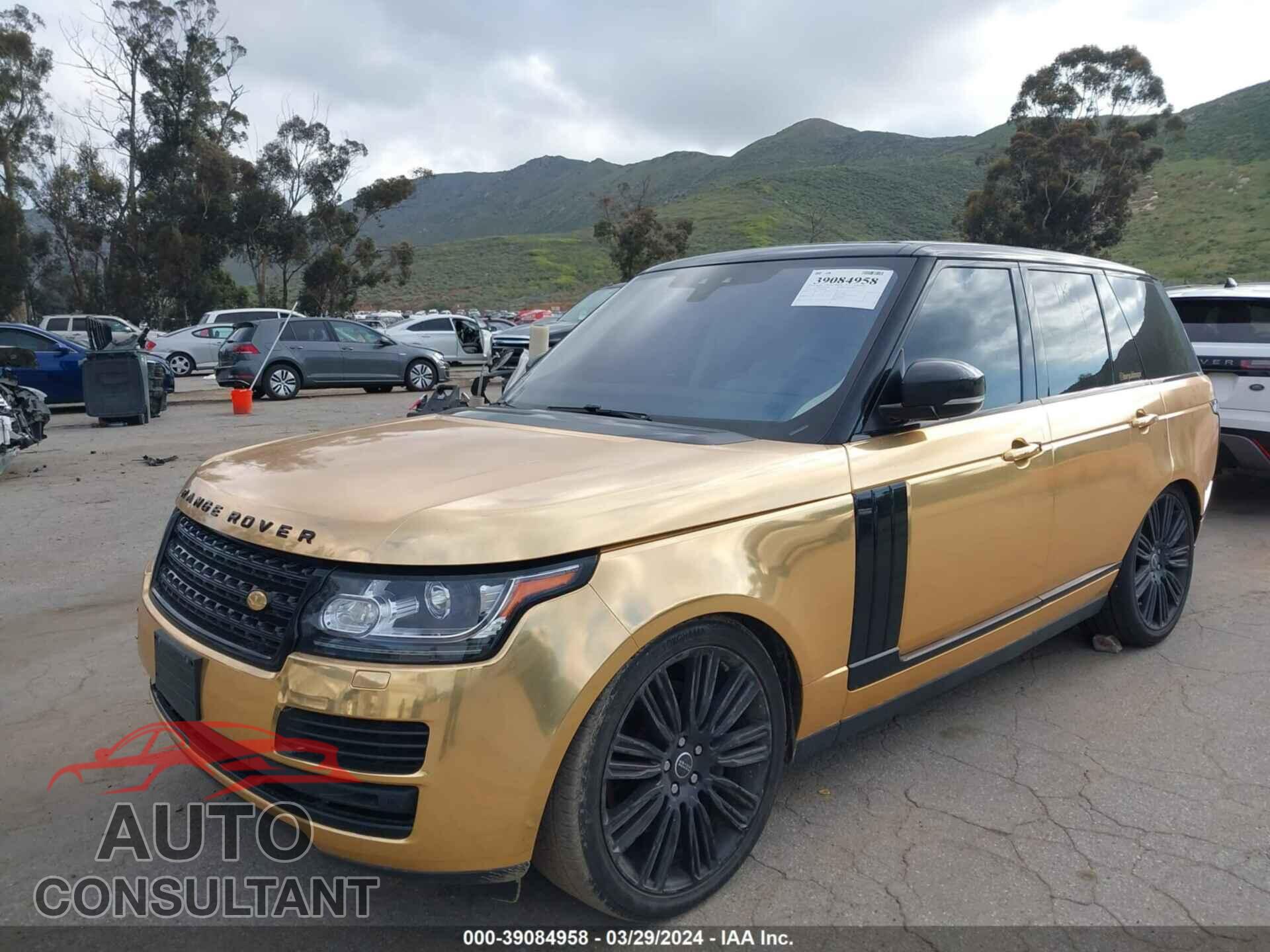 LAND ROVER RANGE ROVER 2017 - SALGS2FV1HA349710