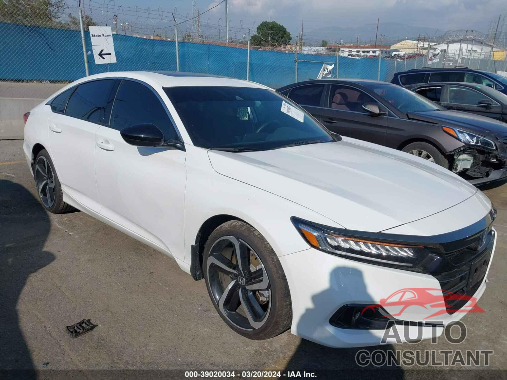 HONDA ACCORD 2022 - 1HGCV2F34NA015258