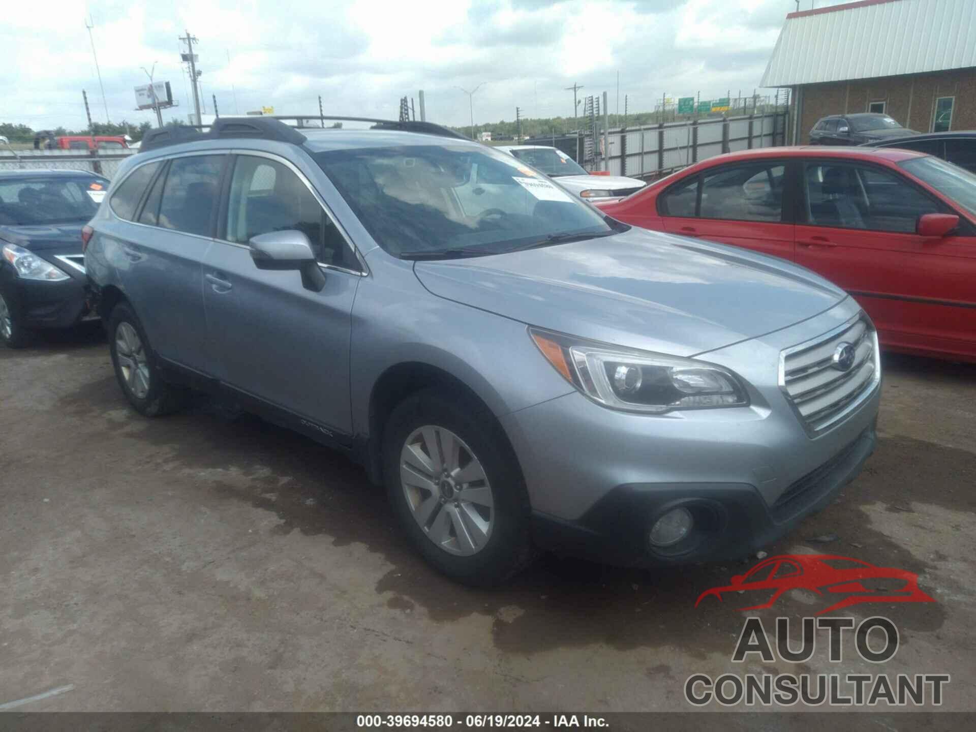 SUBARU OUTBACK 2017 - 4S4BSAFC1H3329287