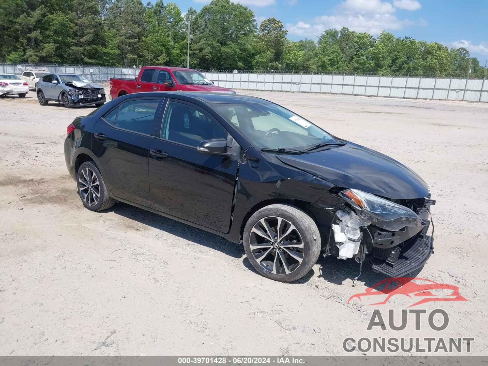 TOYOTA COROLLA 2018 - 2T1BURHE1JC967483