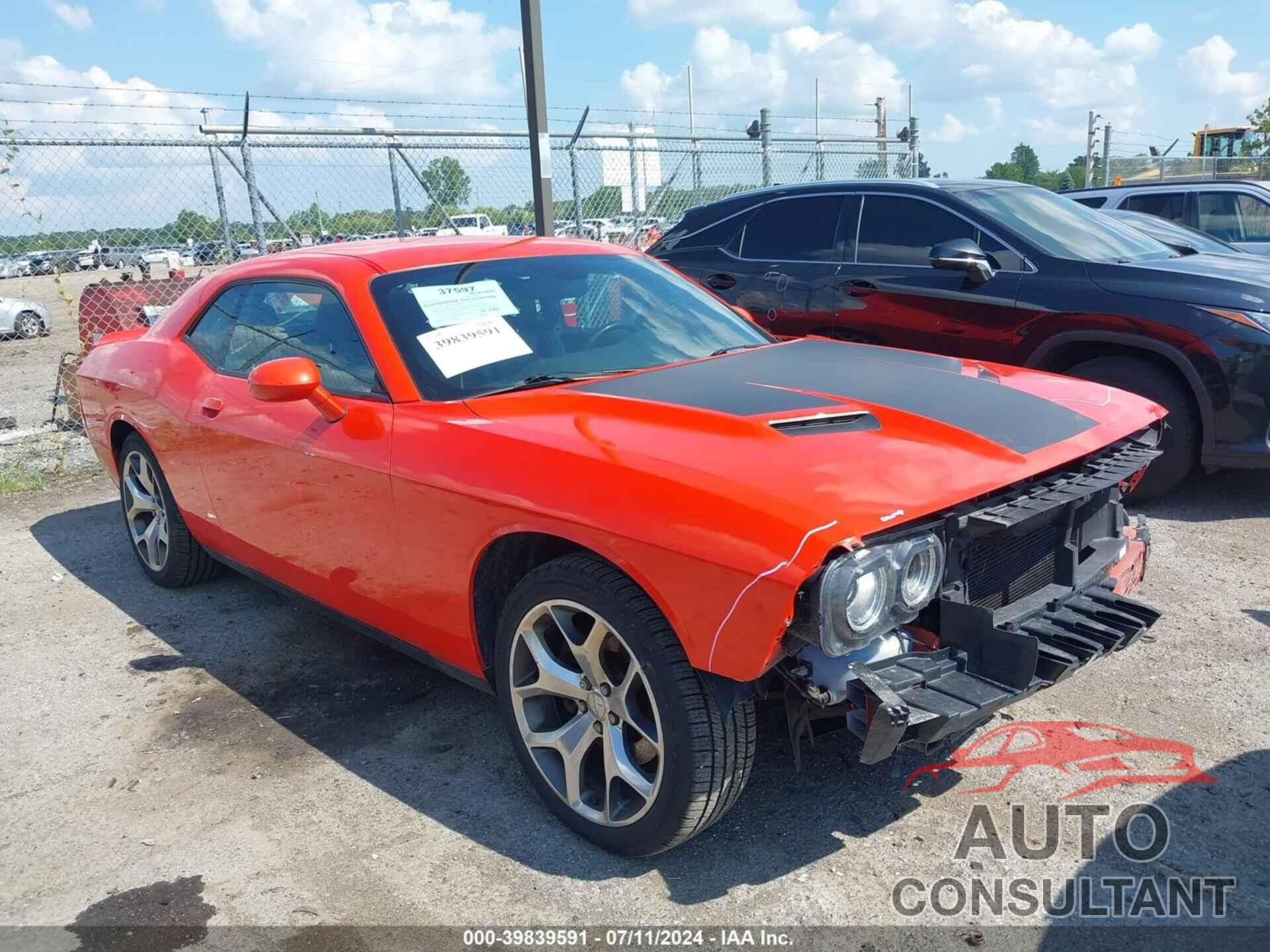 DODGE CHALLENGER 2016 - 2C3CDZAG6GH316773