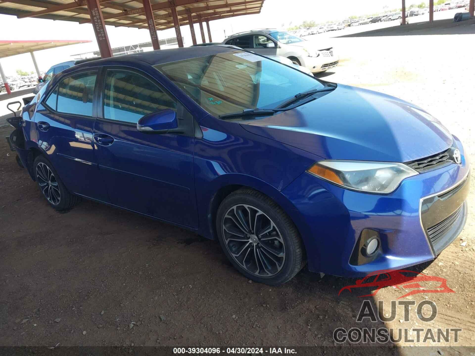TOYOTA COROLLA 2016 - 2T1BURHE5GC569850