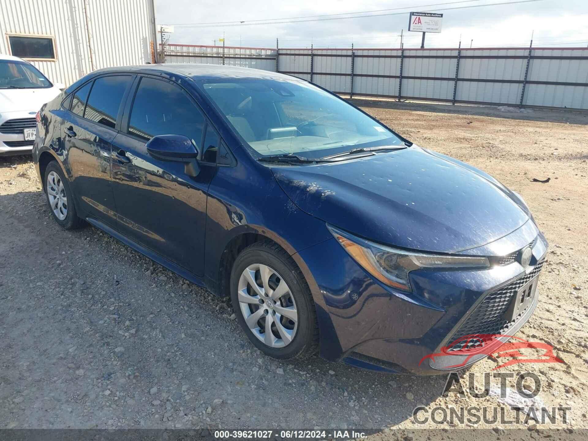TOYOTA COROLLA 2020 - JTDEPRAEXLJ113131