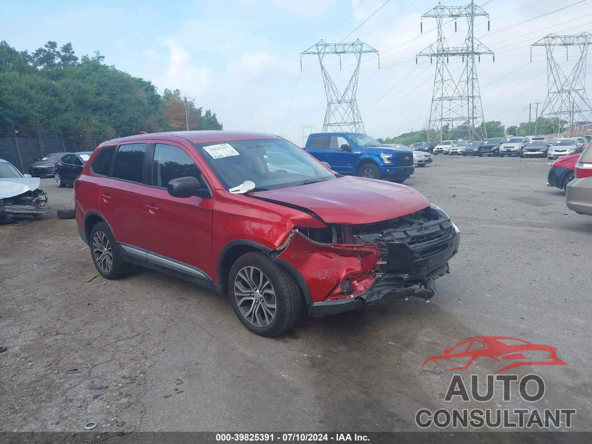 MITSUBISHI OUTLANDER 2018 - JA4AZ3A30JZ037111