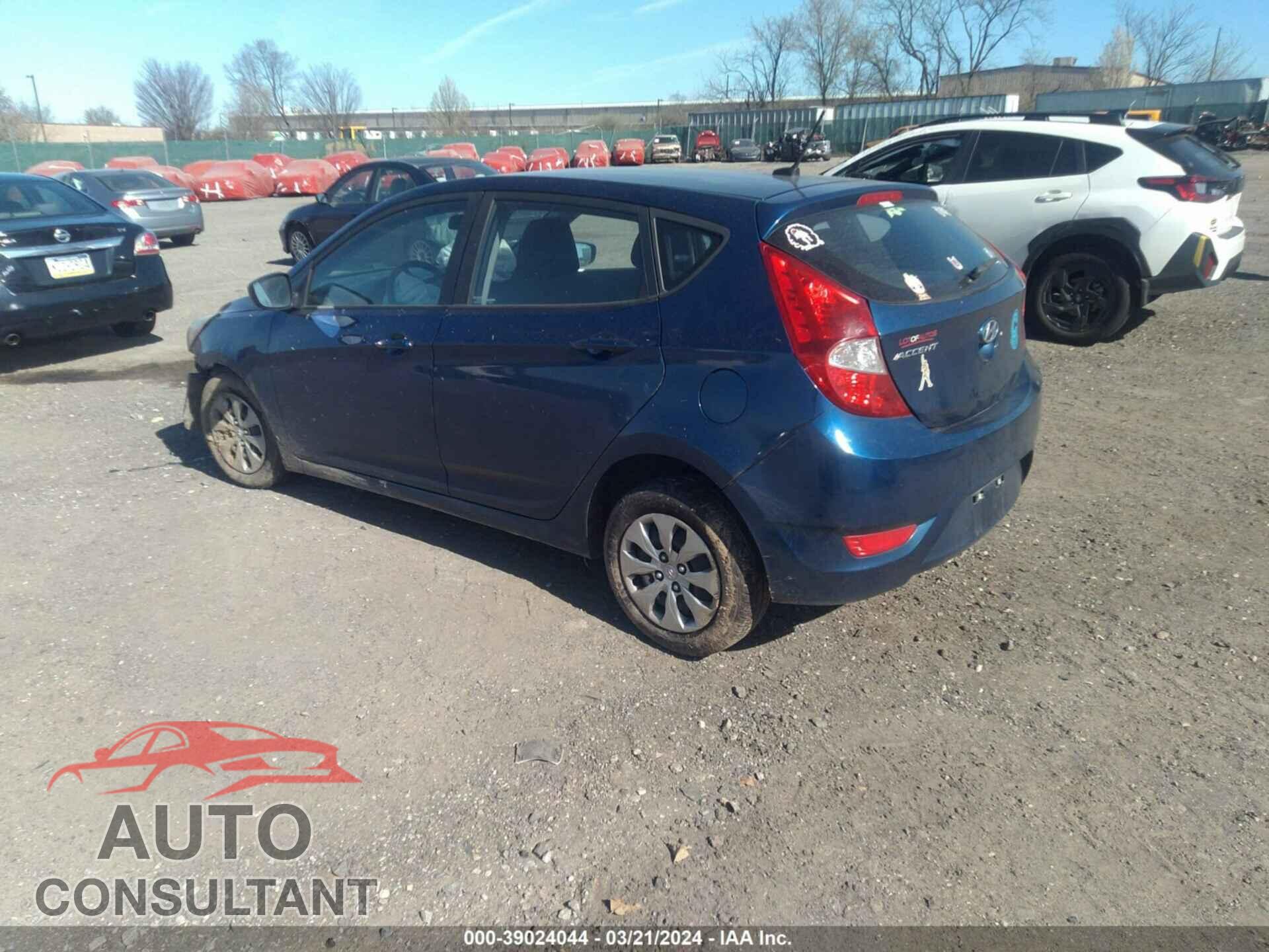 HYUNDAI ACCENT 2017 - KMHCT5AEXHU336105