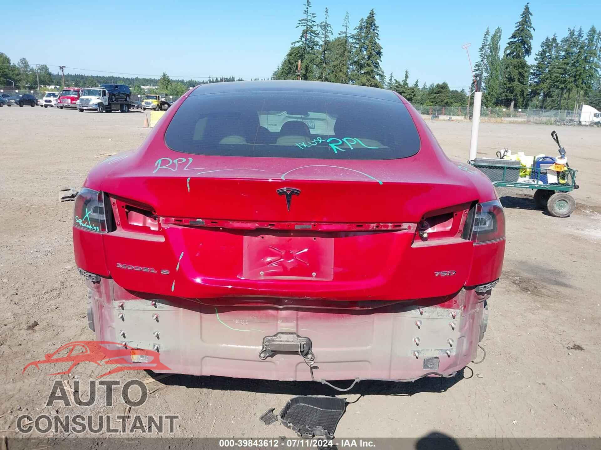 TESLA MODEL S 2017 - 5YJSA1E28HF214723