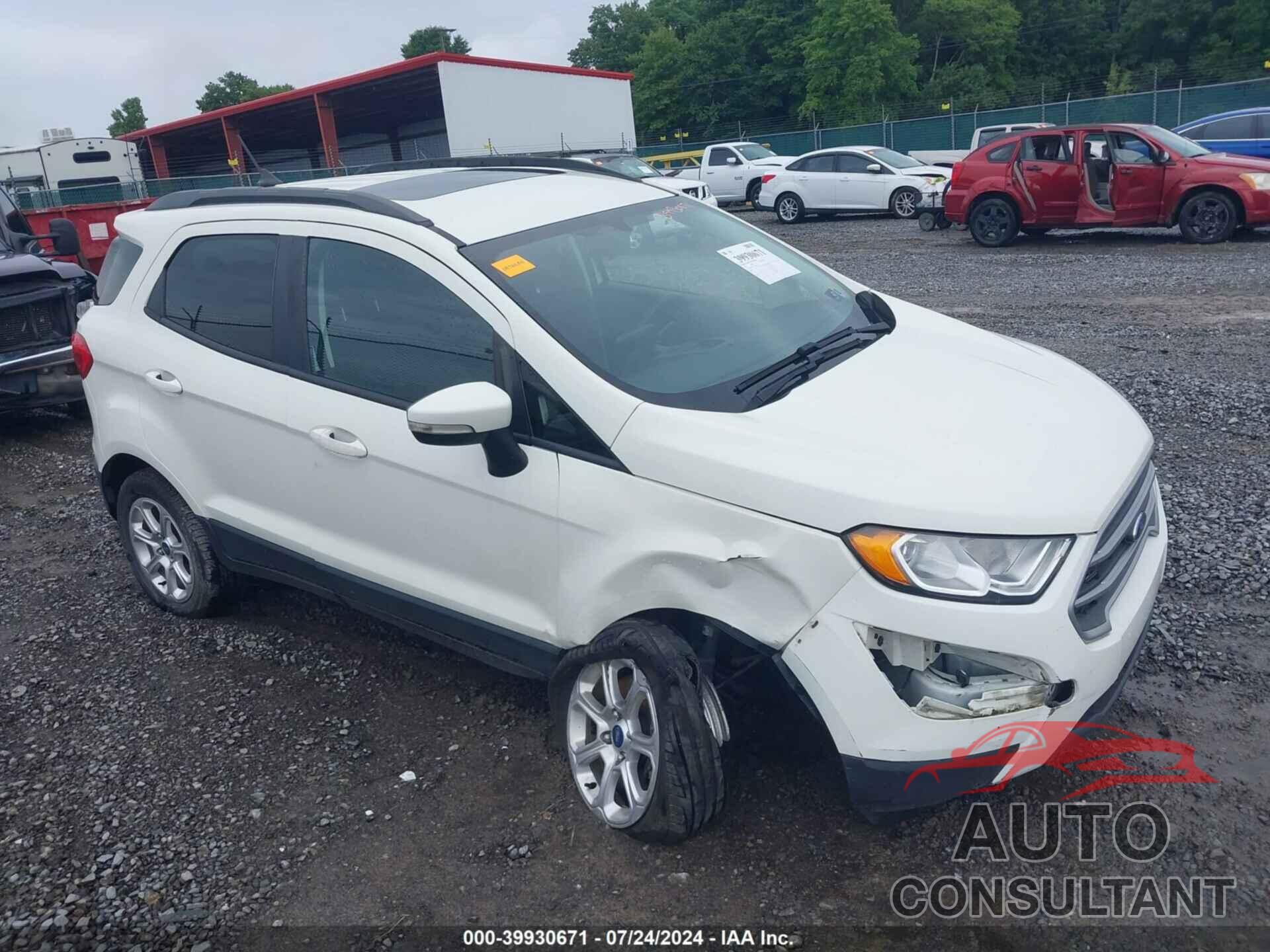 FORD ECOSPORT 2019 - MAJ3S2GE7KC294184