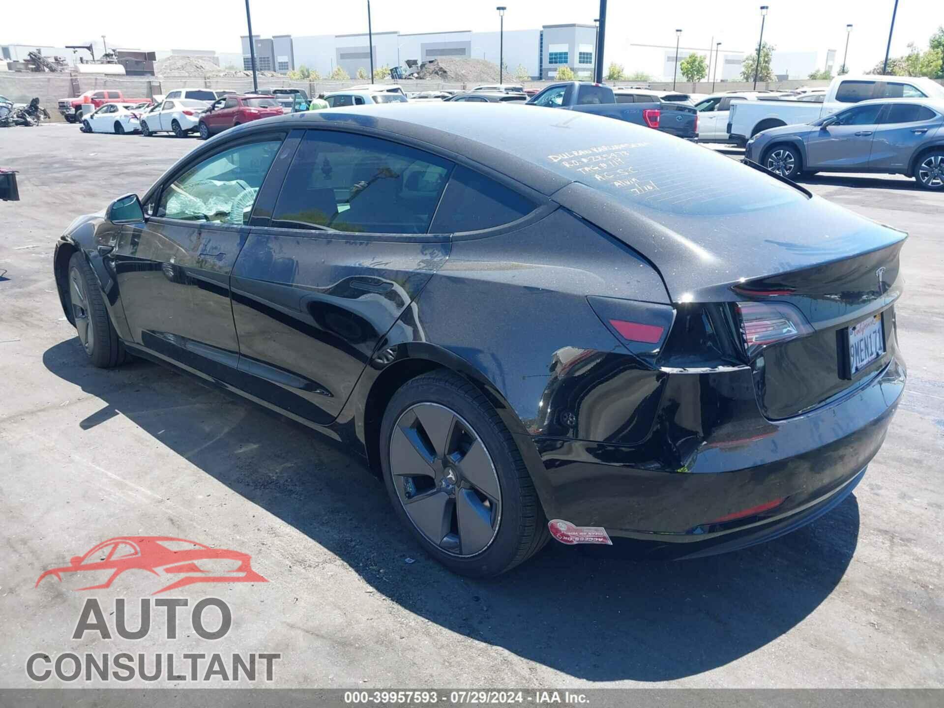 TESLA MODEL 3 2021 - 5YJ3E1EB8MF926944
