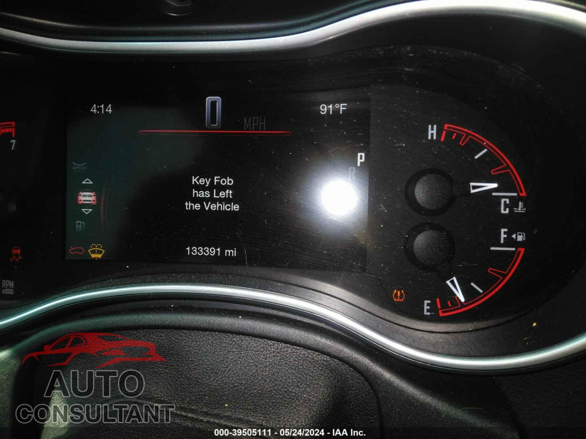 DODGE DURANGO 2019 - 1C4RDJAG4KC586684