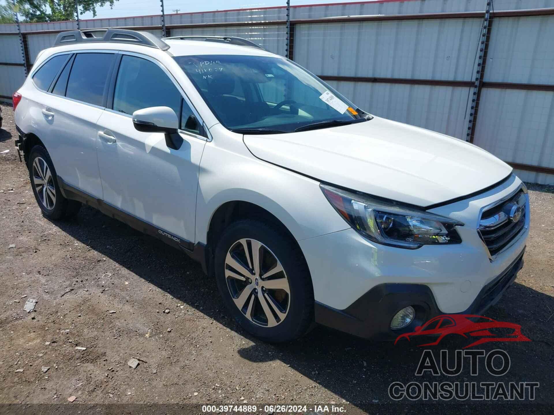 SUBARU OUTBACK 2019 - 4S4BSAJCXK3366661