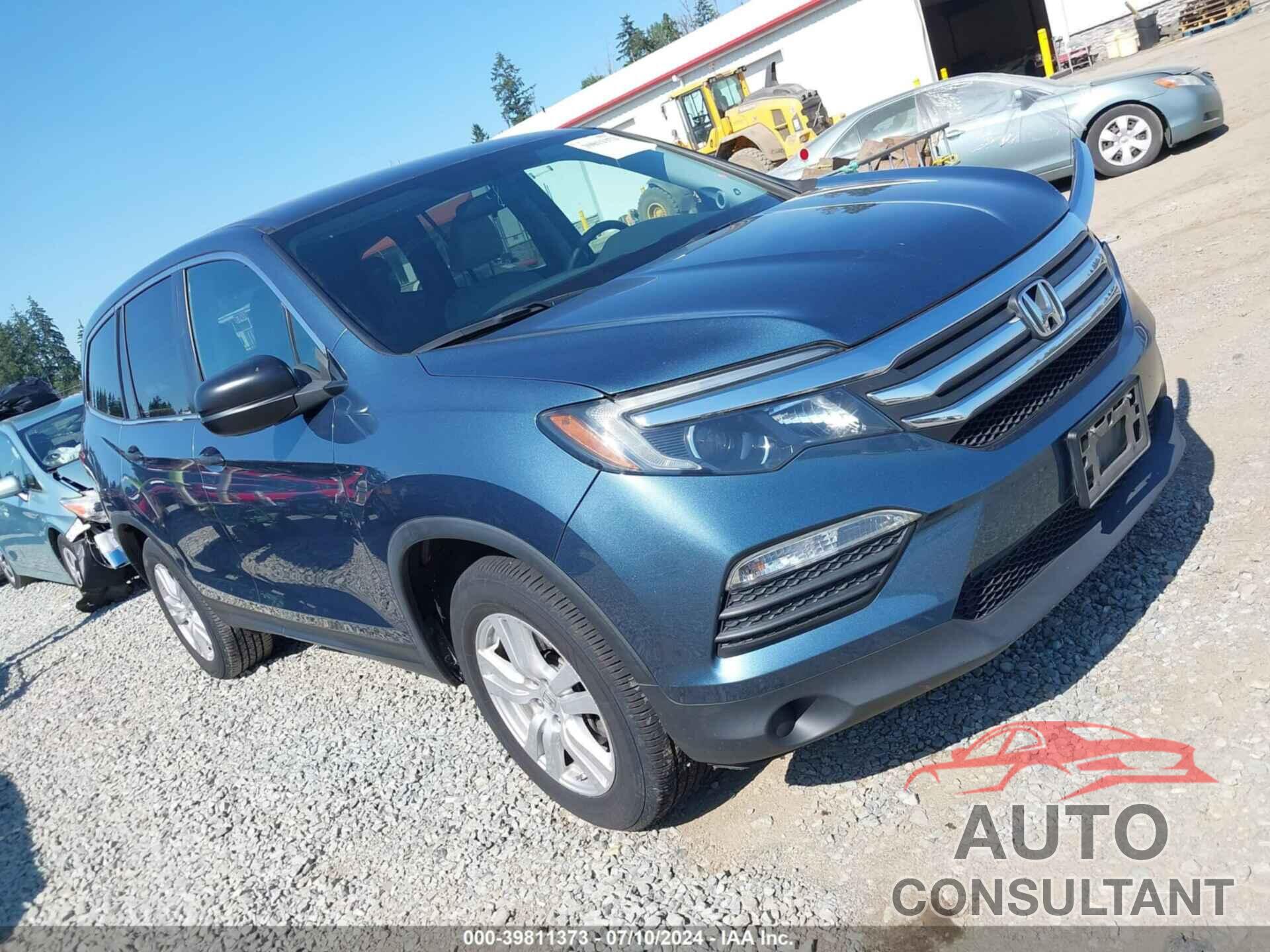 HONDA PILOT 2016 - 5FNYF6H11GB051648