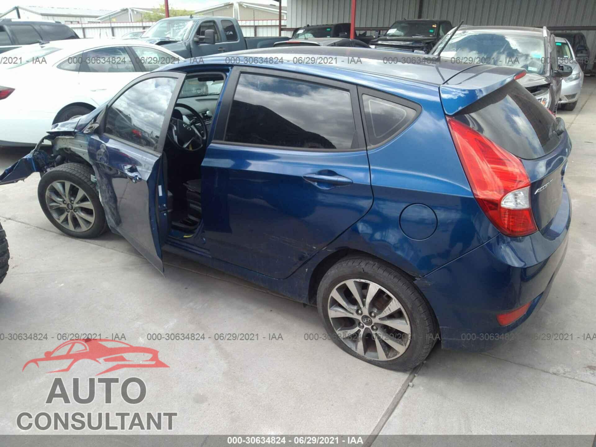 HYUNDAI ACCENT 2016 - KMHCU5AE6GU236806