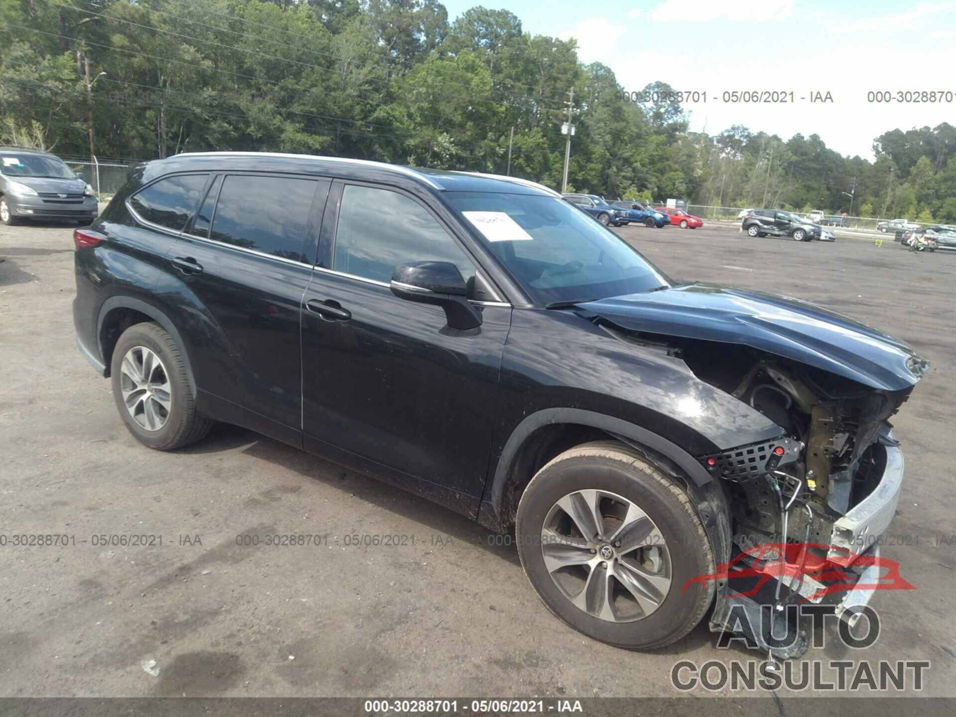 TOYOTA HIGHLANDER 2021 - 5TDGZRAH0MS516861