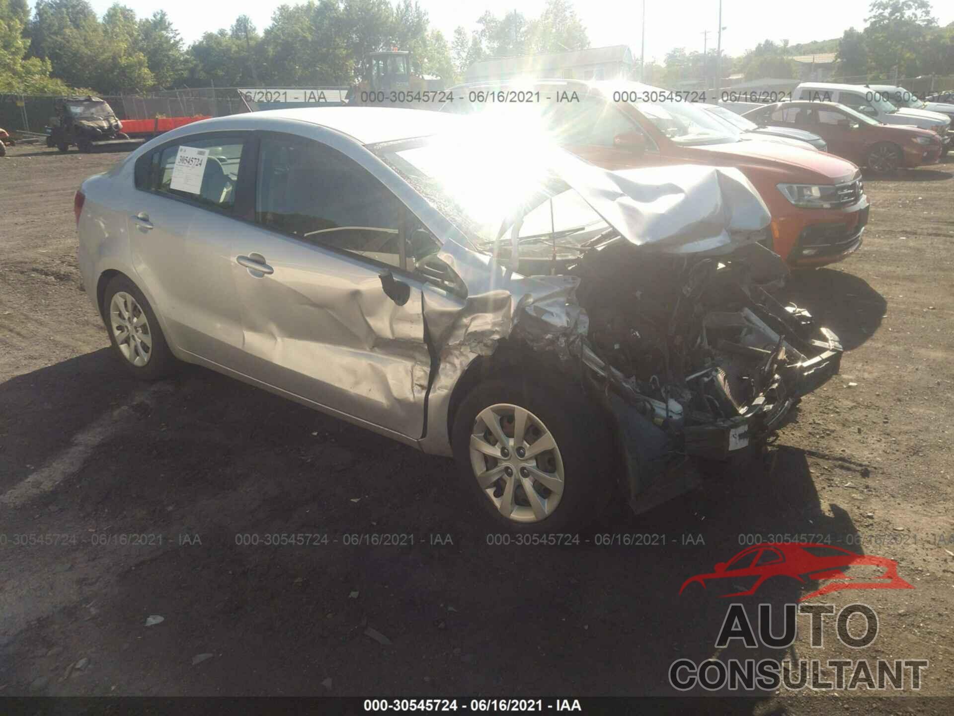KIA RIO 2016 - KNADM4A36G6557456