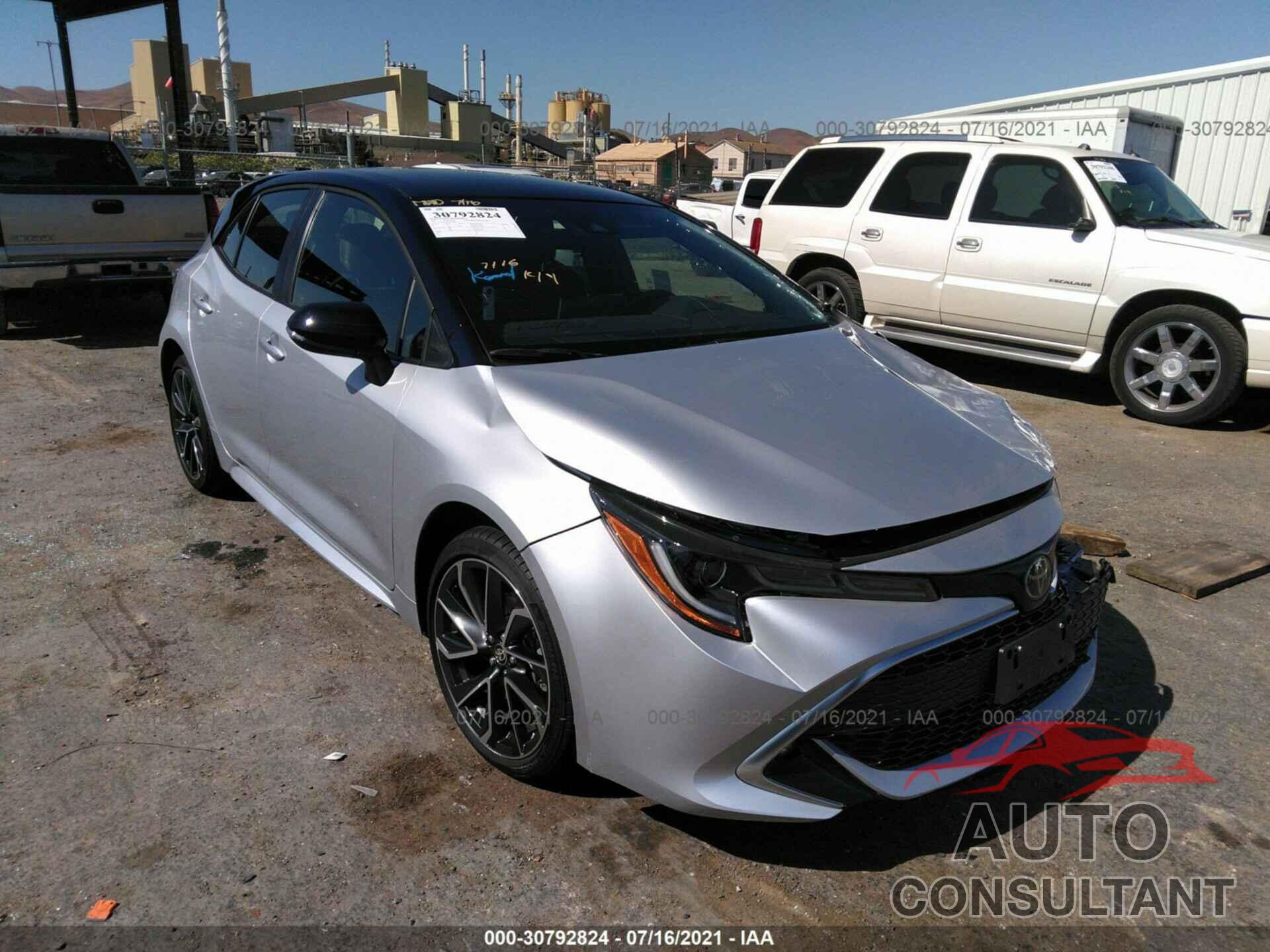 TOYOTA COROLLA HATCHBACK 2021 - JTNC4MBE8M3128035