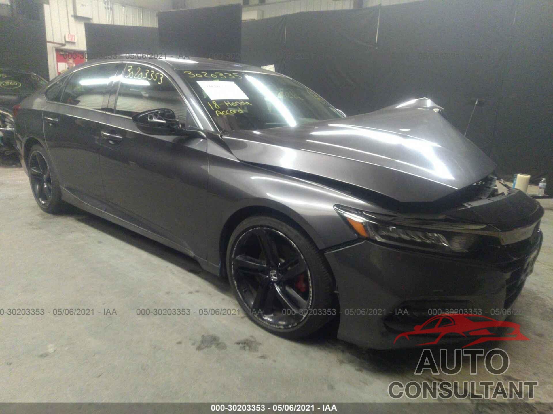 HONDA ACCORD SEDAN 2018 - 1HGCV1F38JA150019