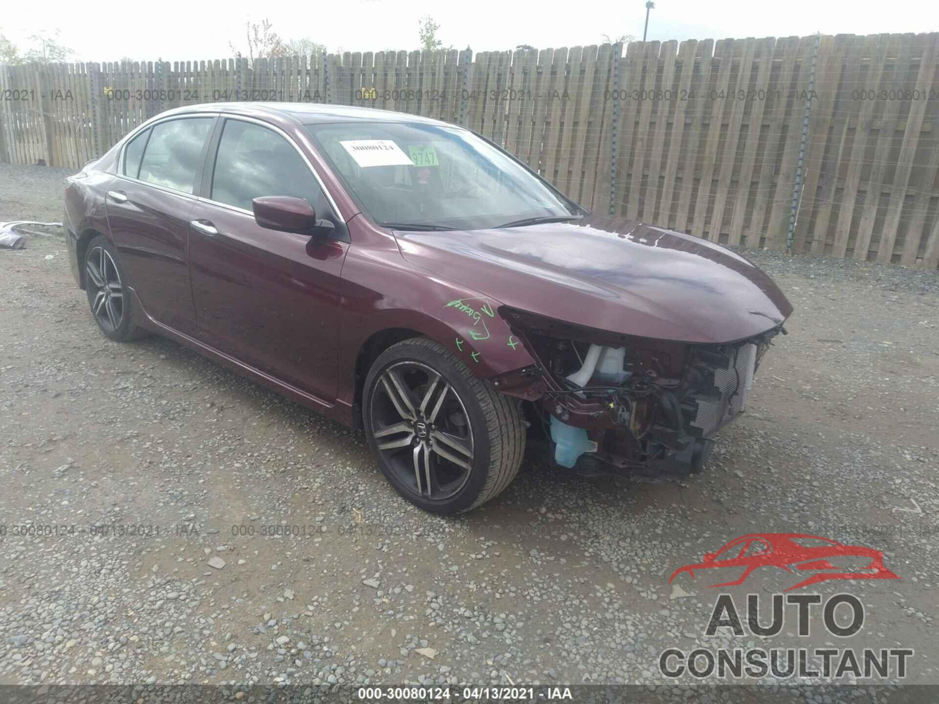HONDA ACCORD SEDAN 2016 - 1HGCR2F50GA146440