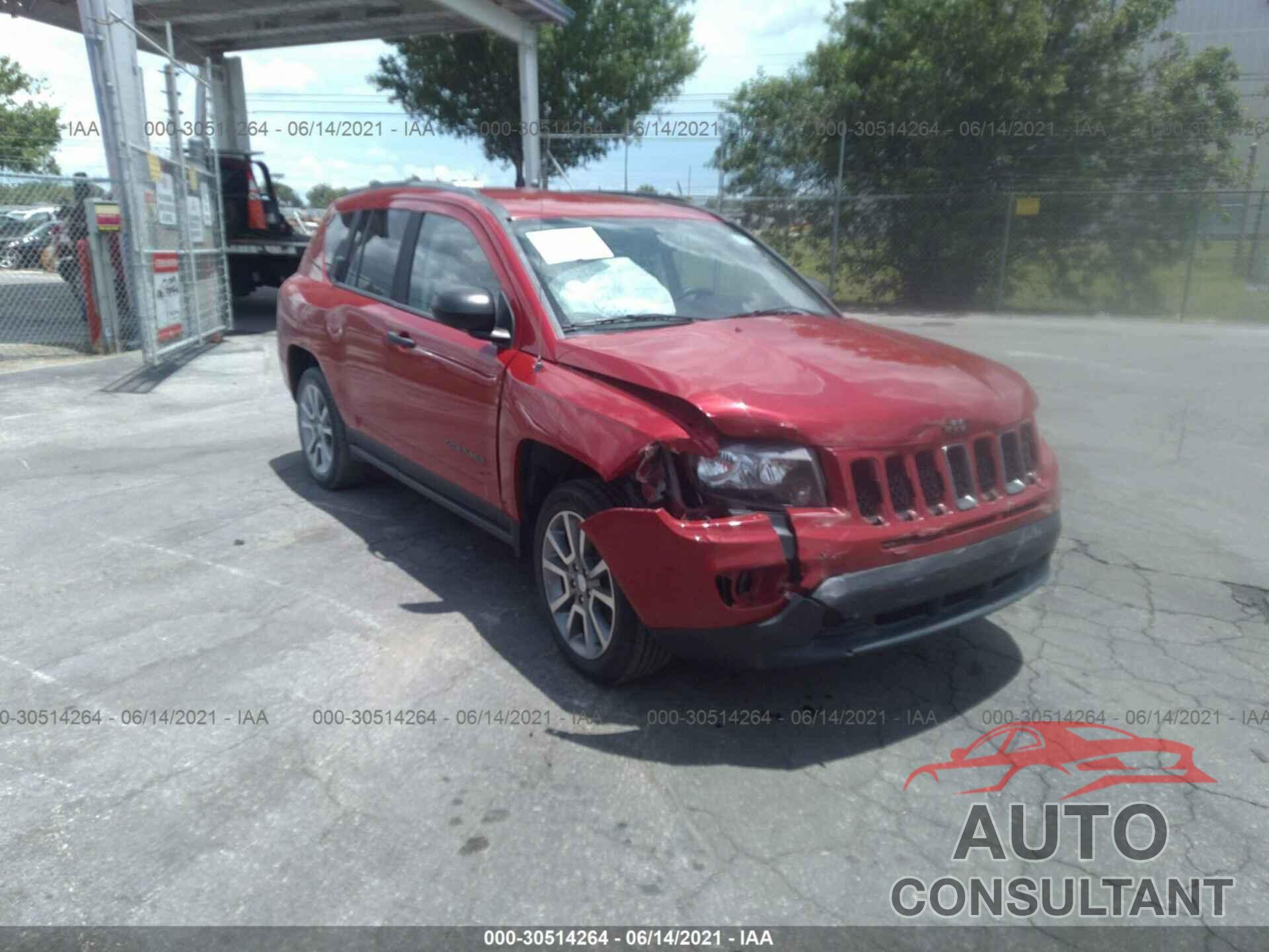 JEEP COMPASS 2017 - 1C4NJCBAXHD102548