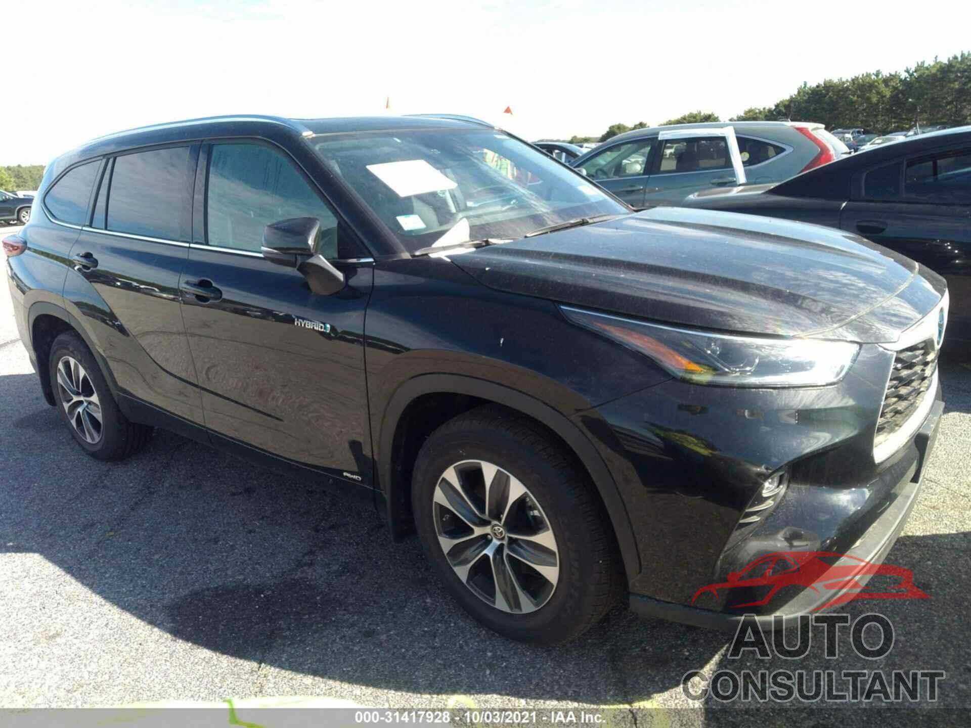 TOYOTA HIGHLANDER 2021 - 5TDGBRCH6MS044425