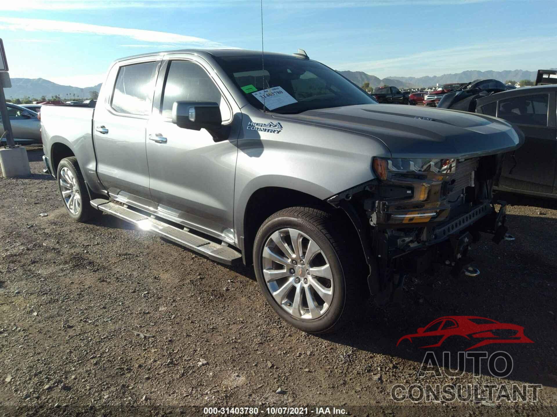 CHEVROLET SILVERADO 1500 2021 - 3GCUYHEL6MG288989