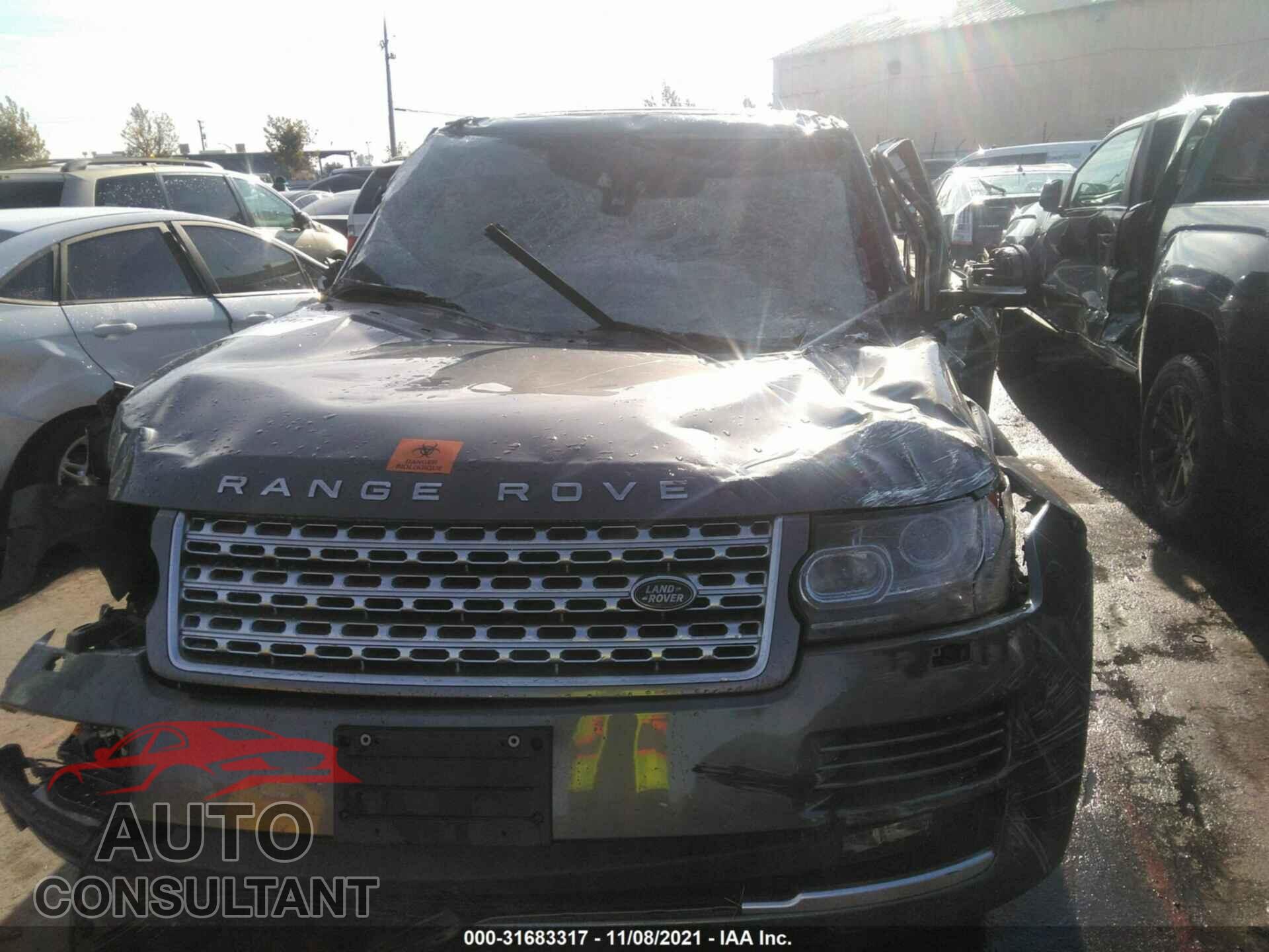 LAND ROVER RANGE ROVER 2017 - SALGS2FE5HA359575