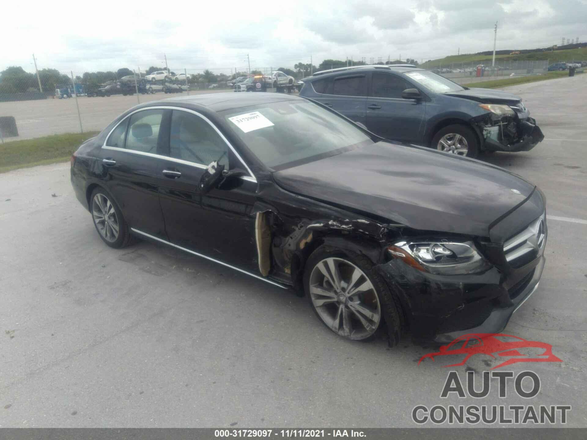 MERCEDES-BENZ C-CLASS 2017 - WDDWF4JB0HR242266
