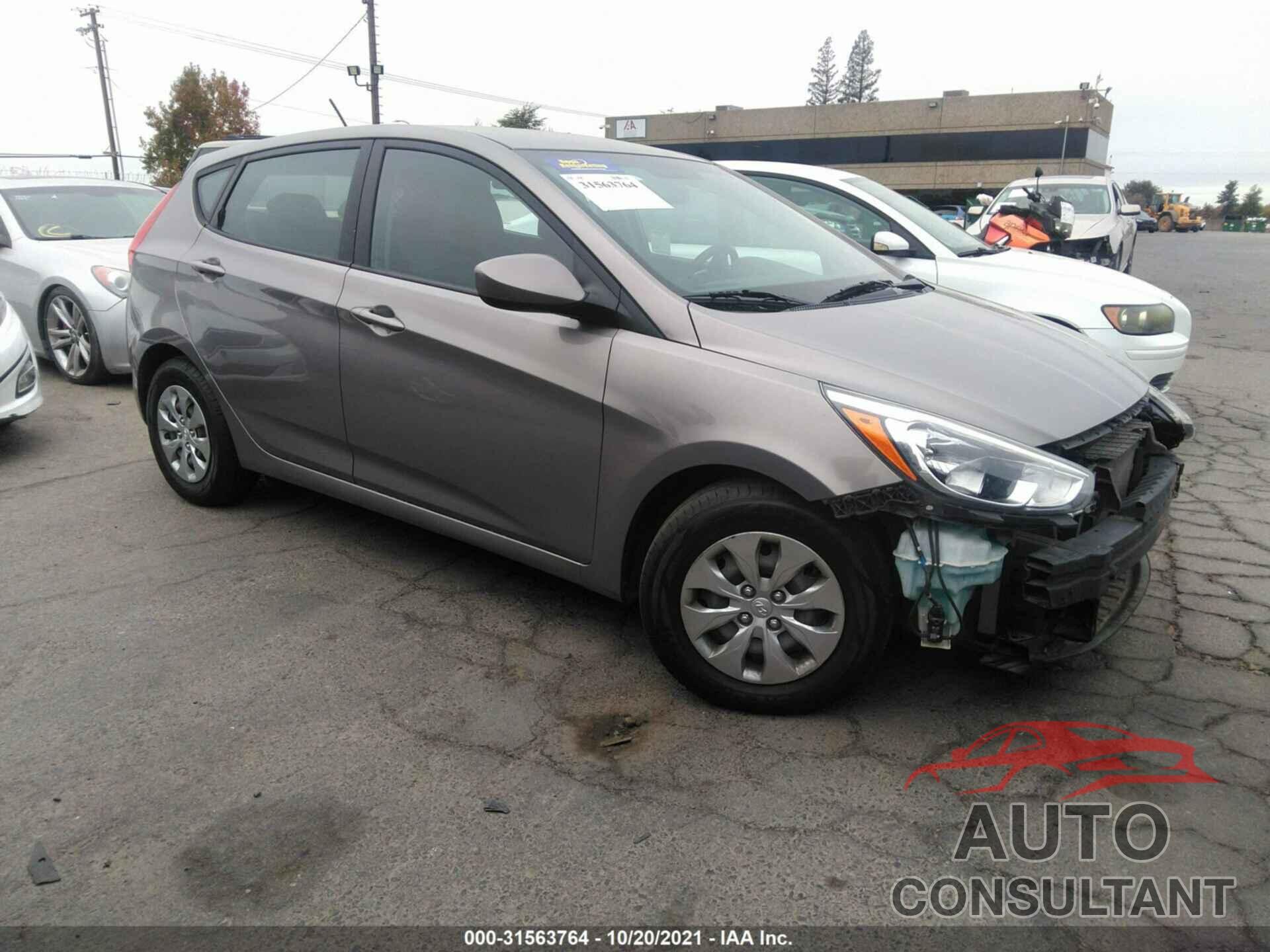 HYUNDAI ACCENT 2017 - KMHCT5AE6HU359431