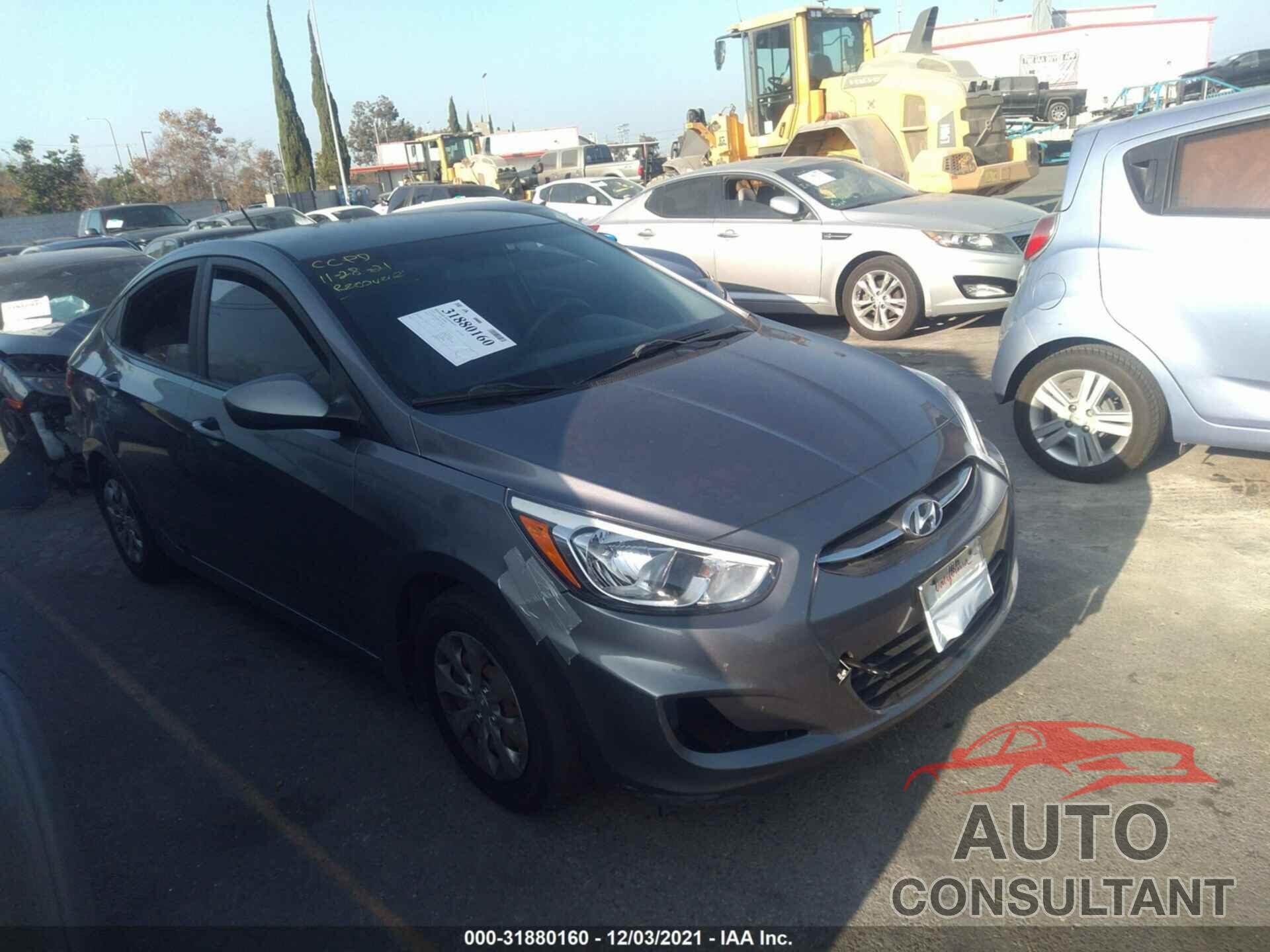 HYUNDAI ACCENT 2016 - KMHCT4AE8GU124182