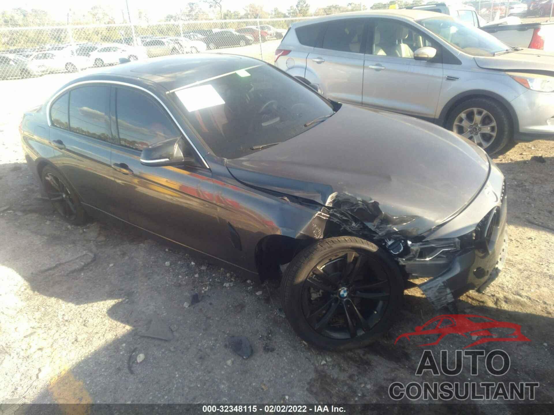 BMW 3 SERIES 2017 - WBA8B9G36HNU56565